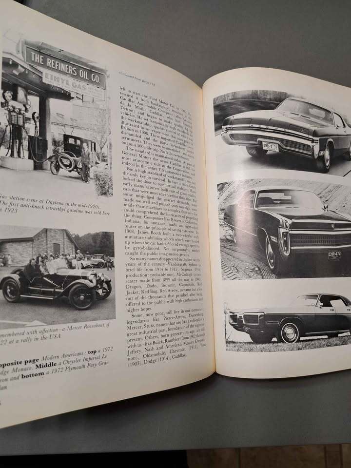 Vintage 1973 A Picture History of the Automobile