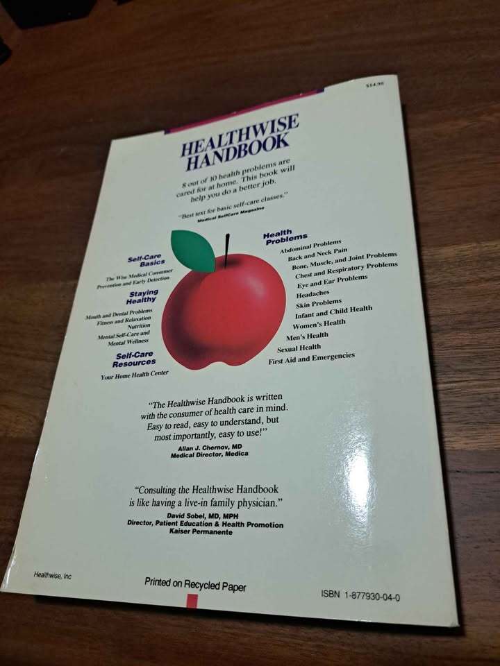 Vintage 1994 Healthwise Handbook