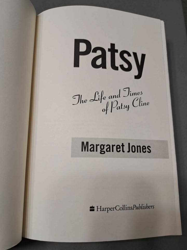 Vintage 1994 first edition of Patsy: The Life and Times of Patsy Cline by Margaret Jones