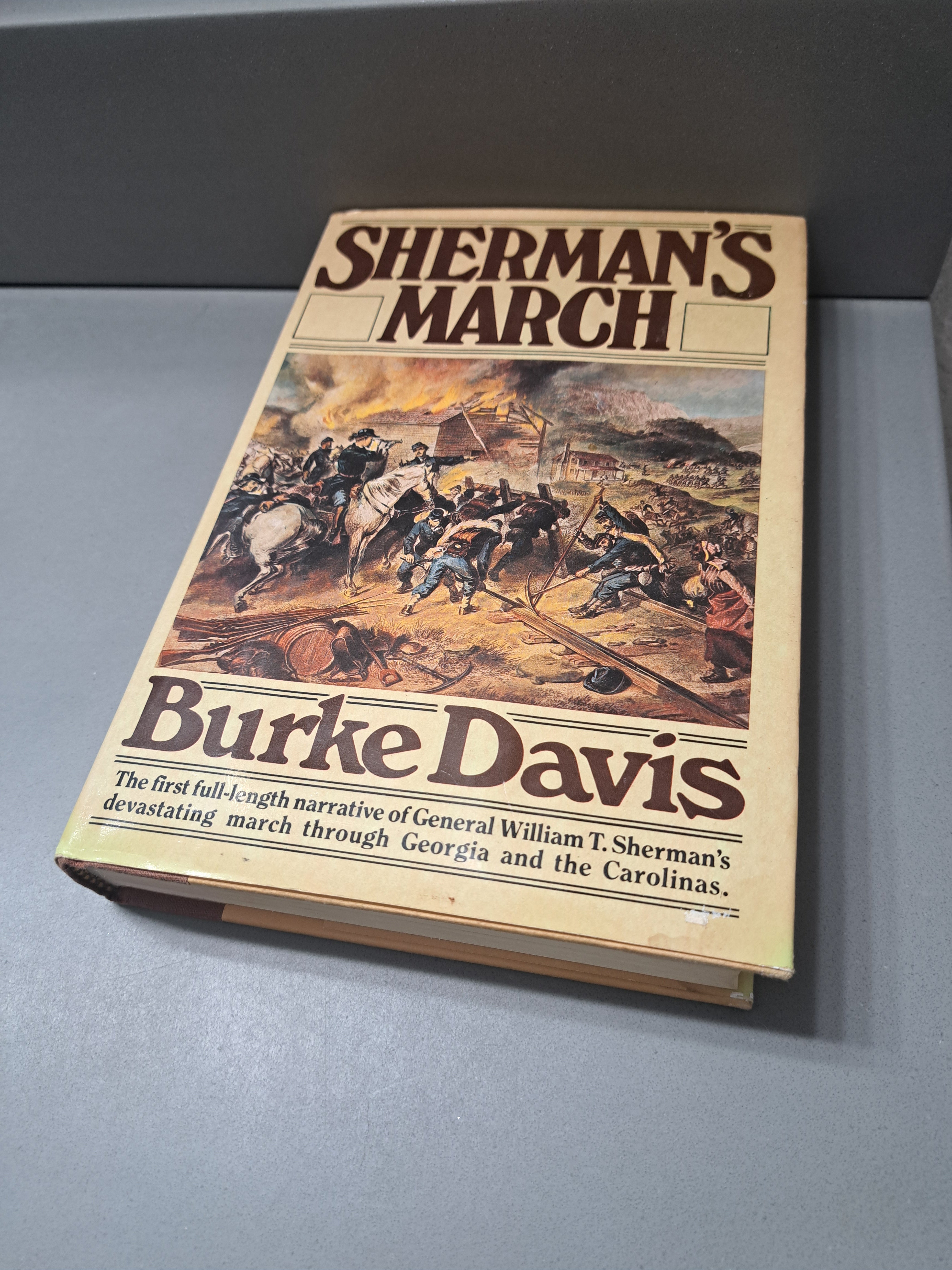 Vintage 1980 first edition of Sherman's March by Burke Davis