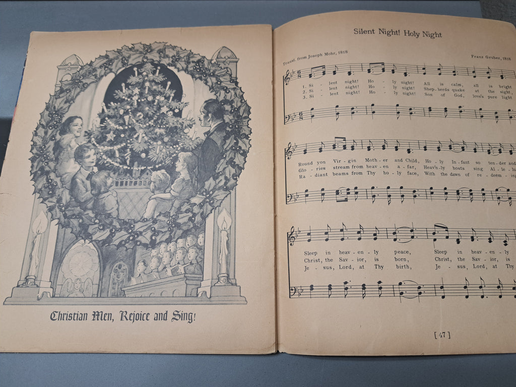 Vintage 1938 Christmas Carols selected by Mary Nancy Graham