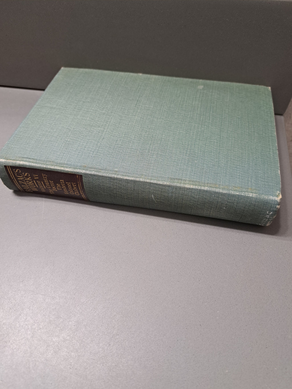 Vintage 1906 The Country Doctor: The Vendetta Colonel Chabert Balzac's Works Volume VI