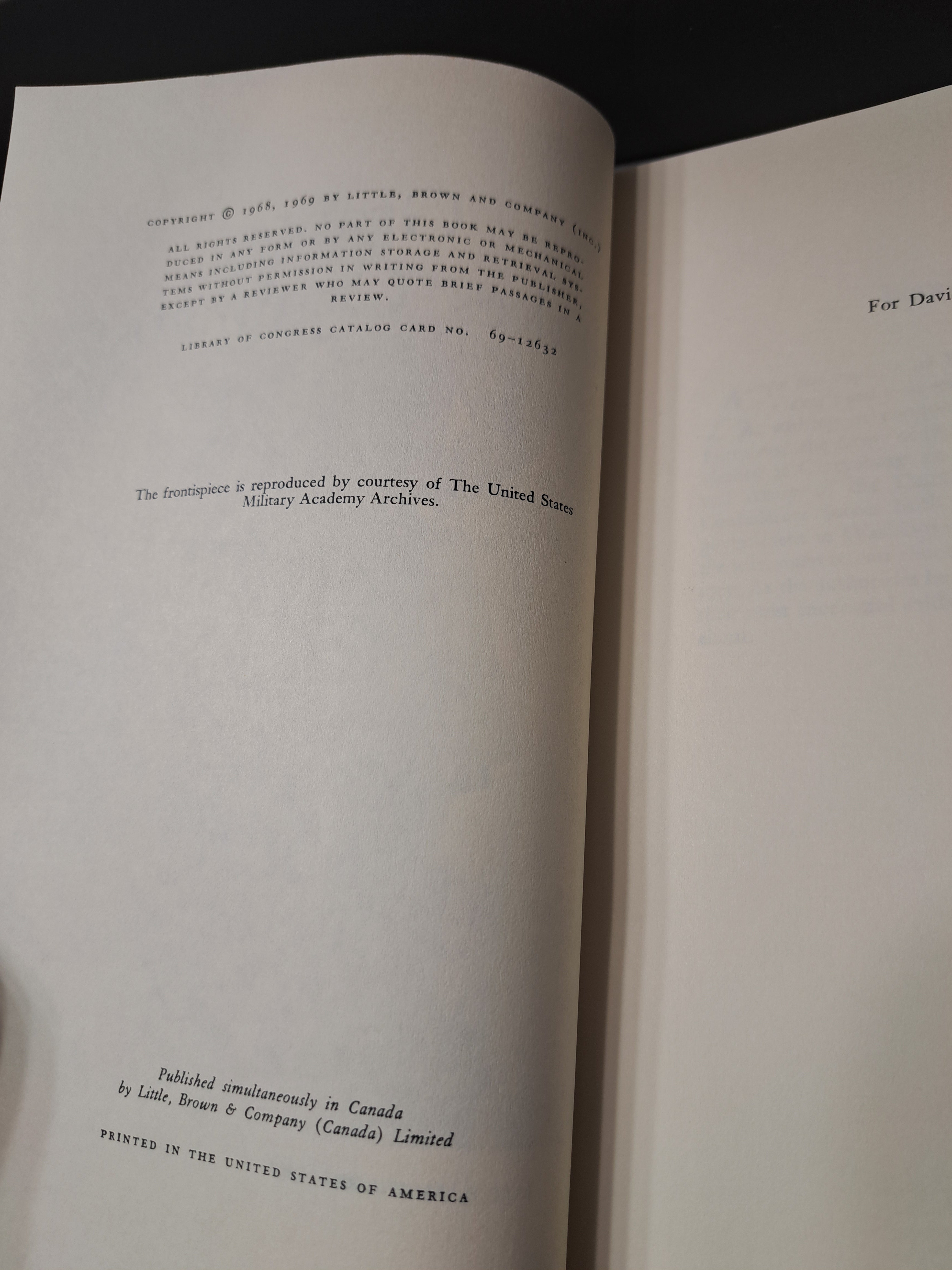 Vintage 1969 edition of Grant Takes Command by Bruce Catton