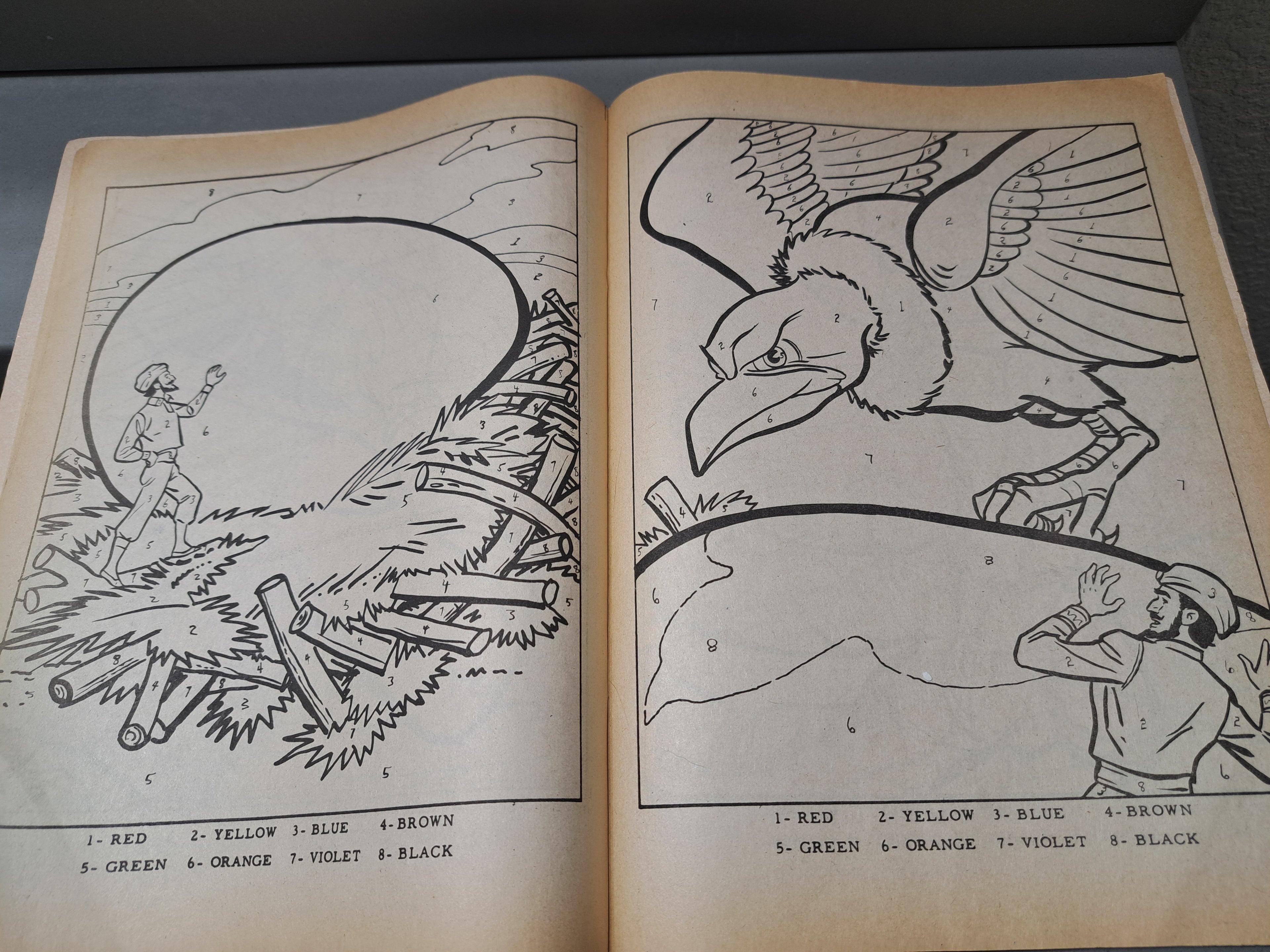Vintage Color by Number: With a Complete Story of Sinbad the Sailor