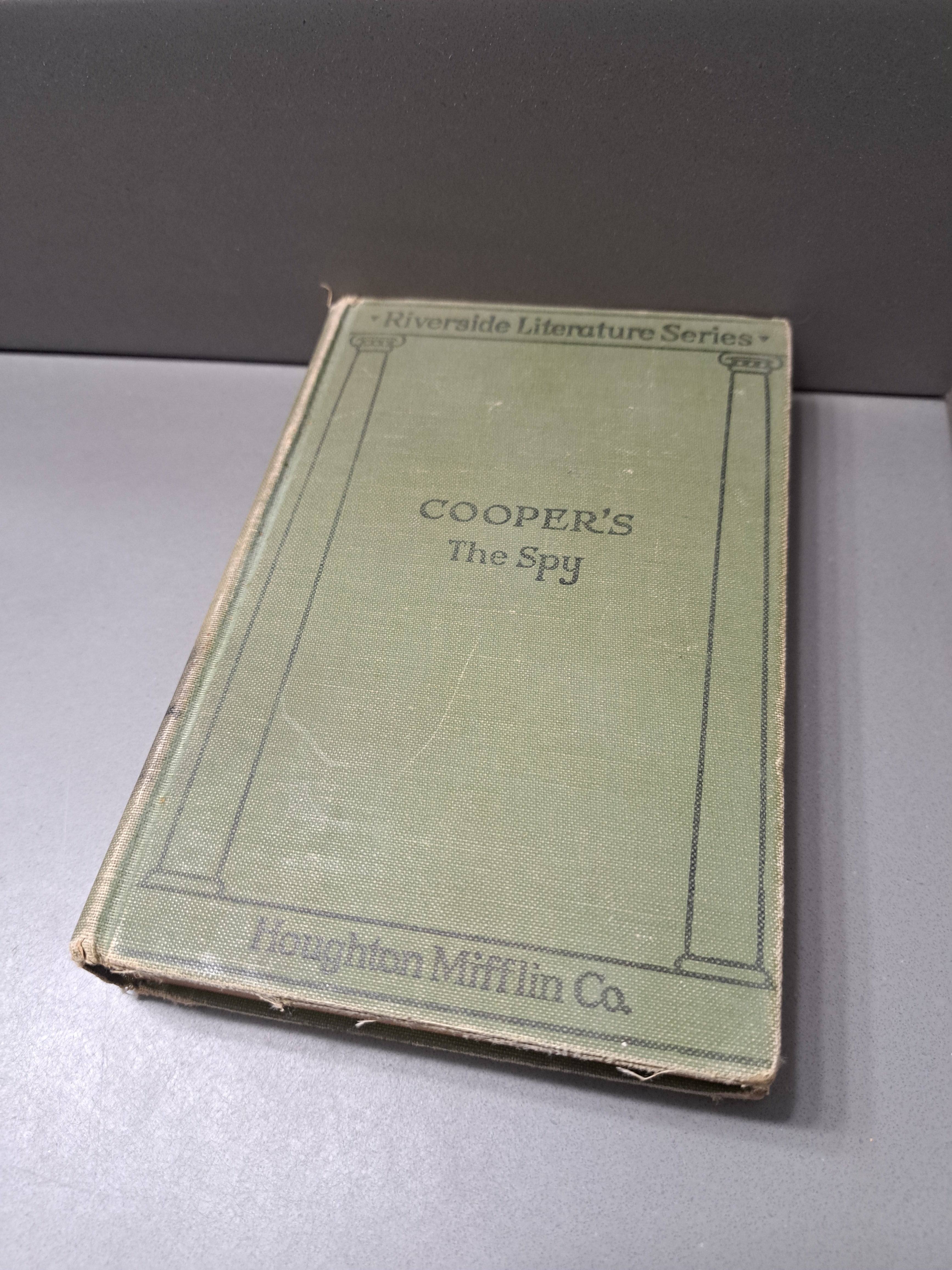 Vintage 1911 edition of The Spy: A Tale of the Neutral Ground by J Fenimore Cooper