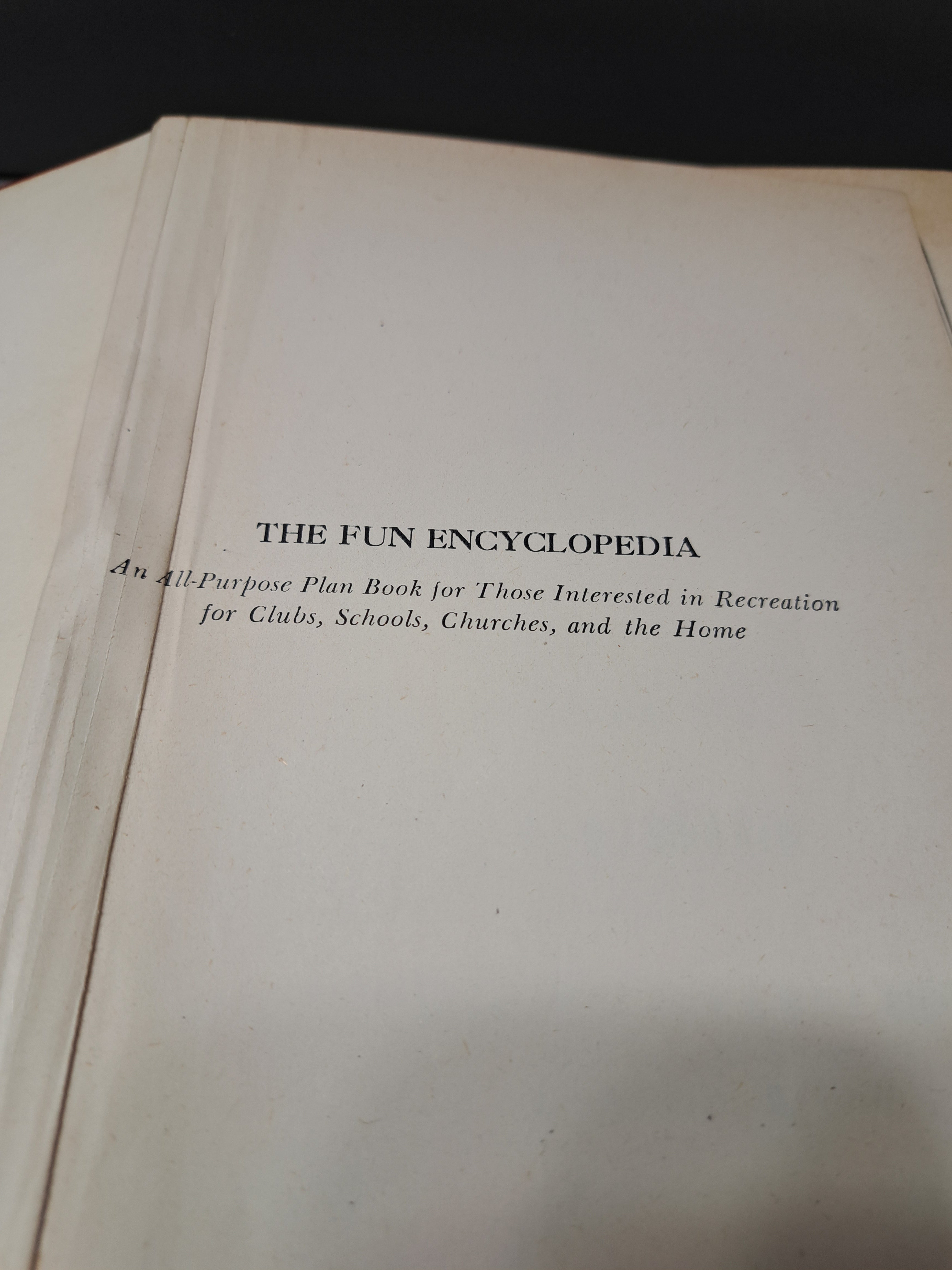 Vintage 1940 The Fun Encyclopedia by E O Harbin