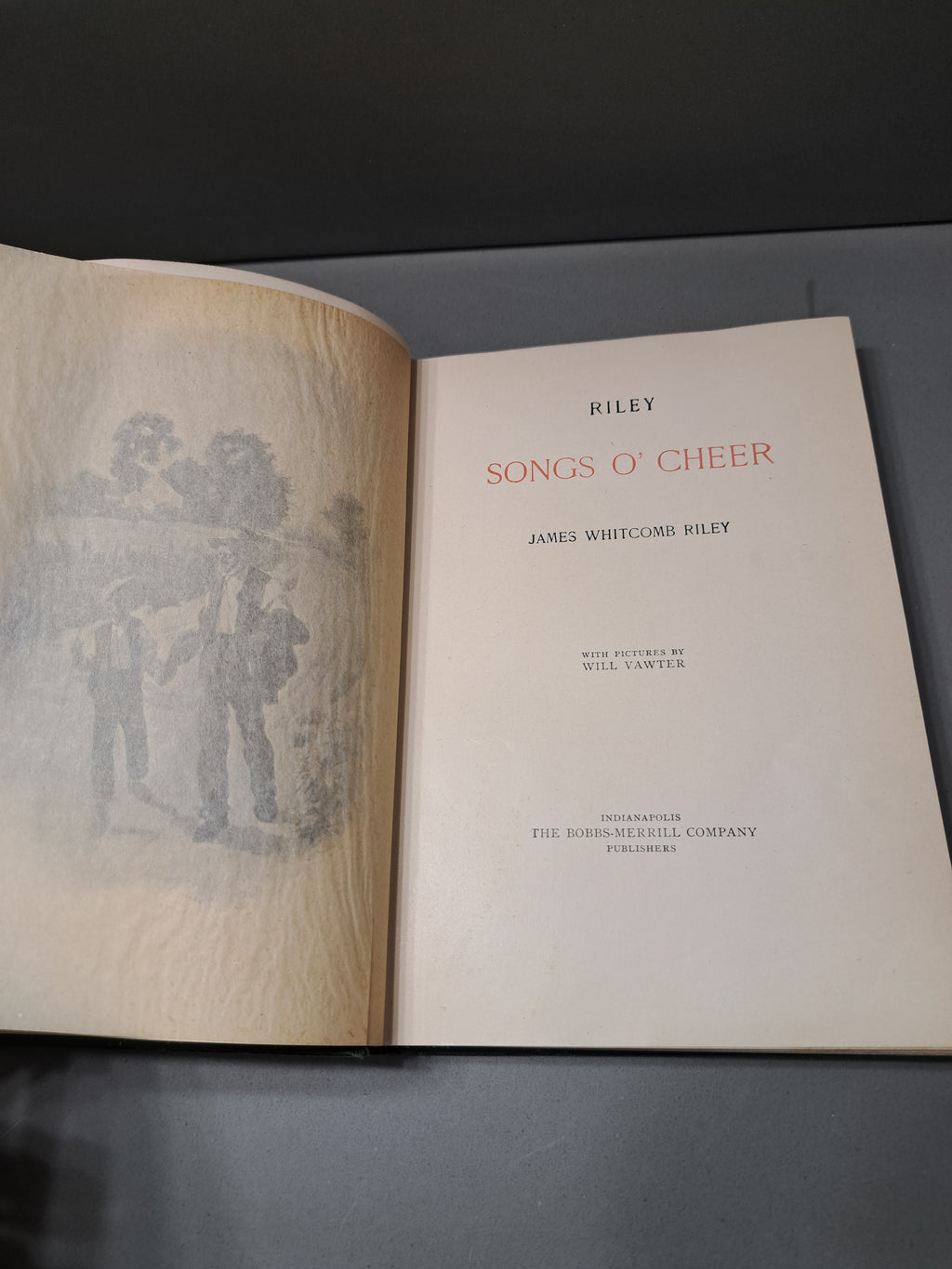 Vintage 1905 Riley Songs O' Cheer by James Whitcomb Riley