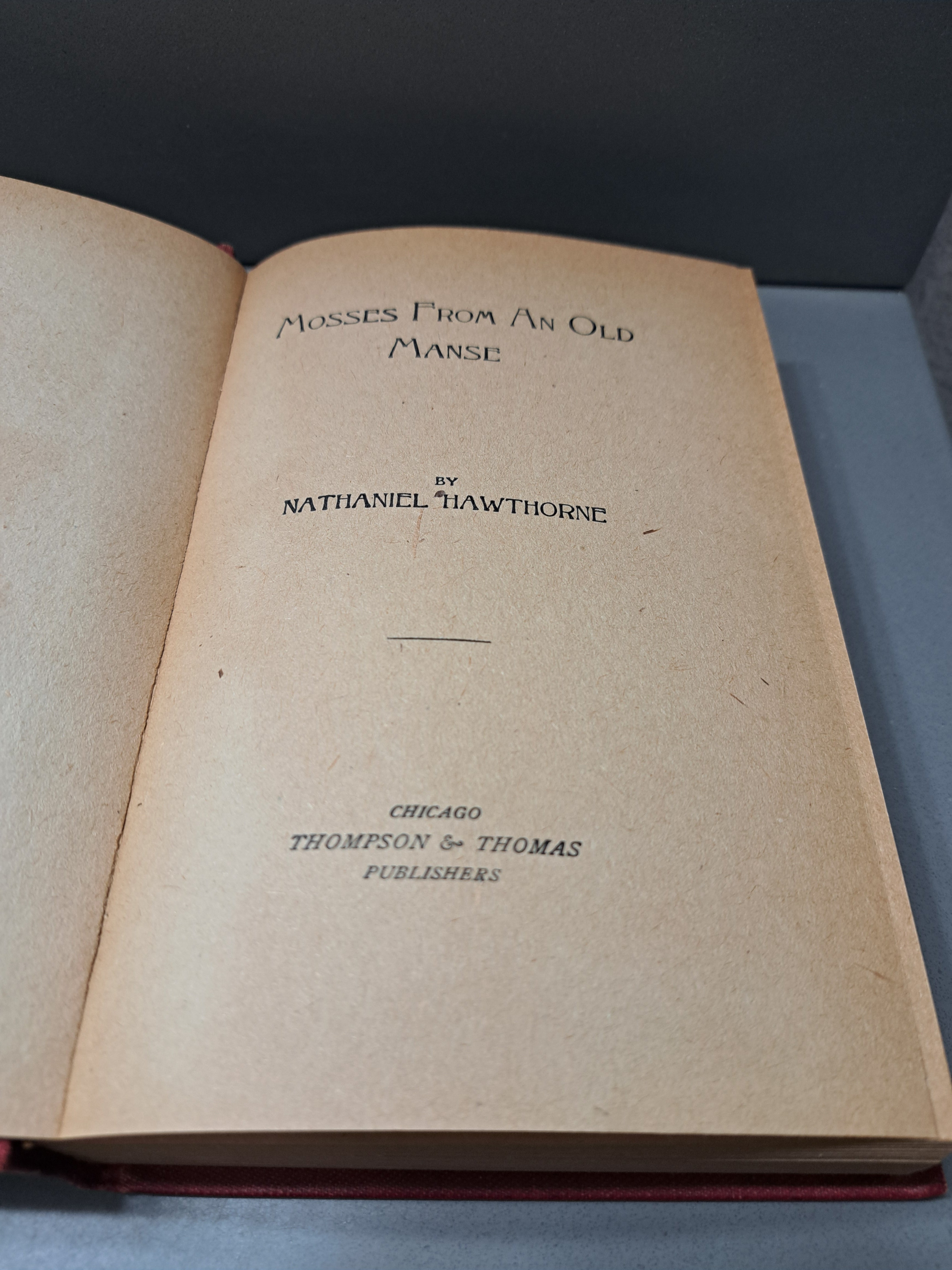 Vintage 1910s Mosses From an Old Manse by Nathaniel Hawthorne