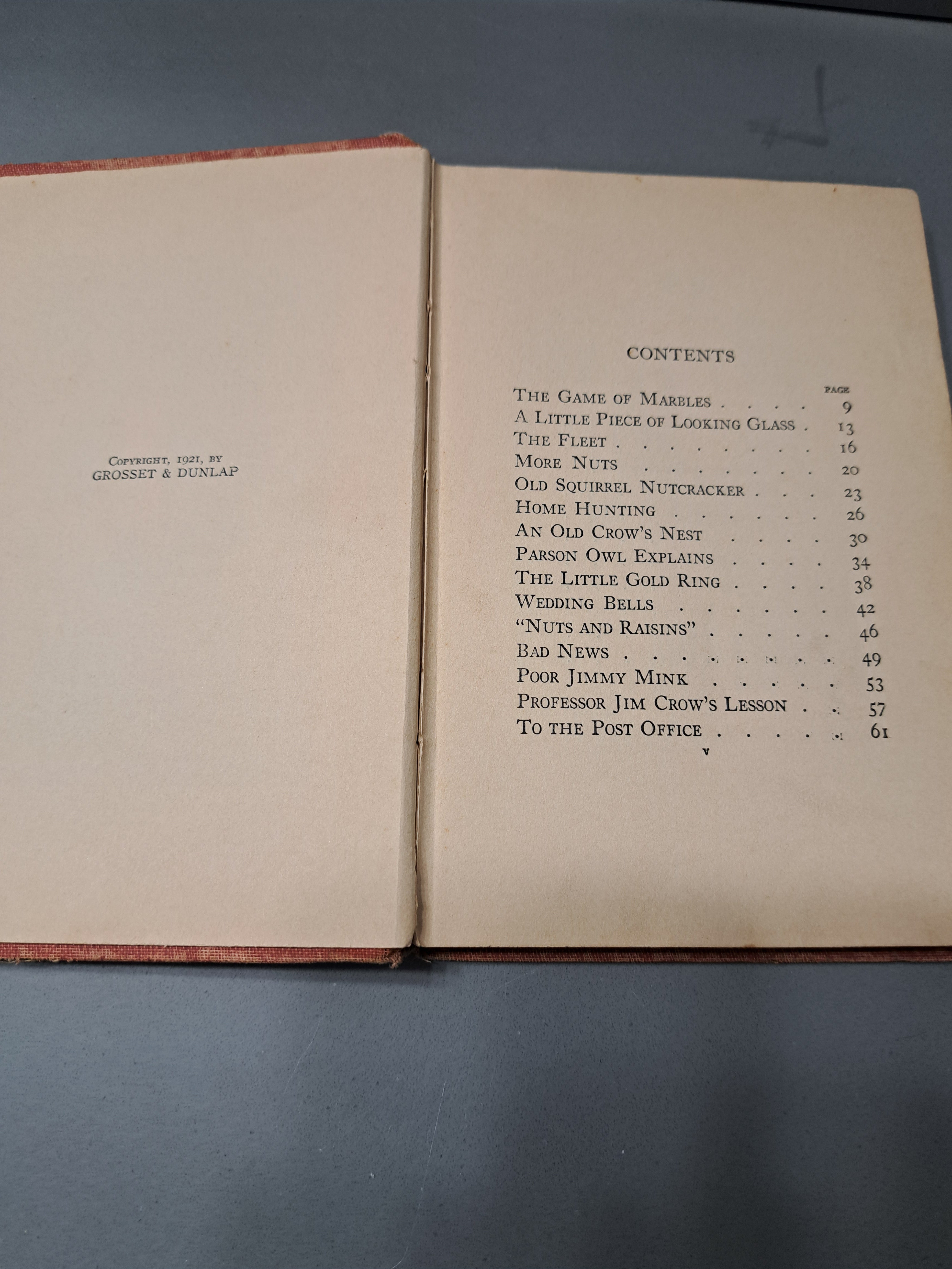 Vintage 1921 Little Jack Rabbit and the Squirrel Brothers by David Cory