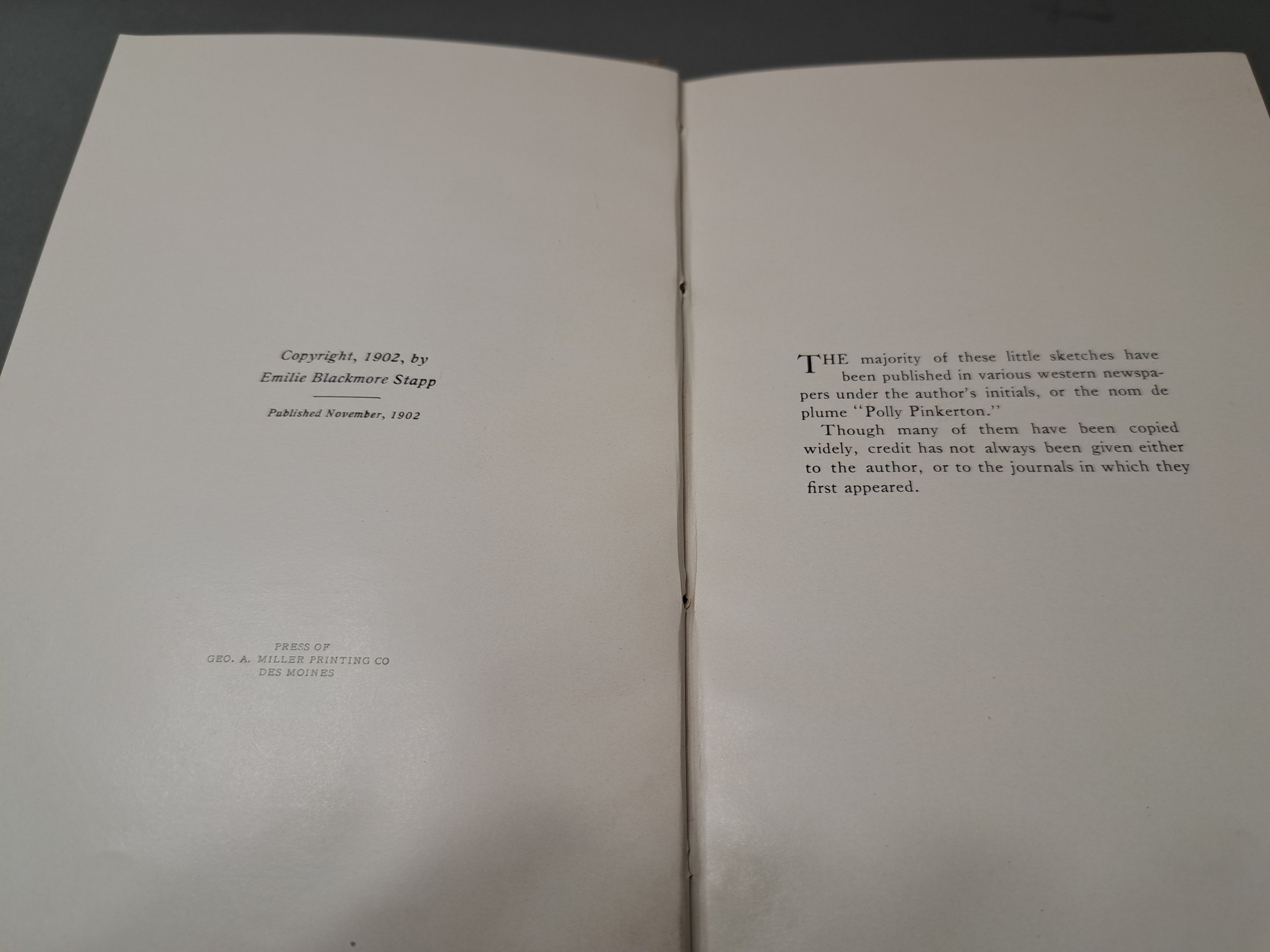 Rare 1902 Bread and 'Lasses Sketches of Child Life by Emilie Blackmore Stapp