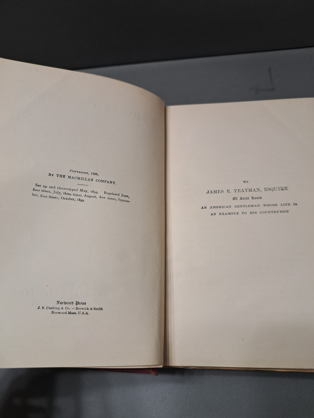 Vintage 1899 Richard Carvel by Winston Churchill