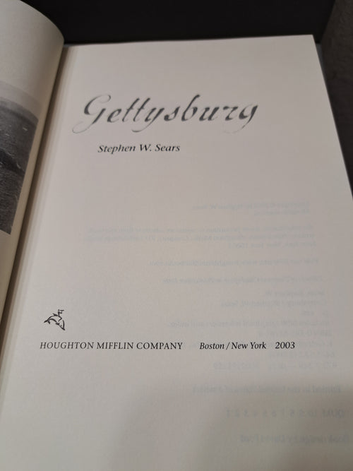 First edition of Gettysburg by Stephen W Sears