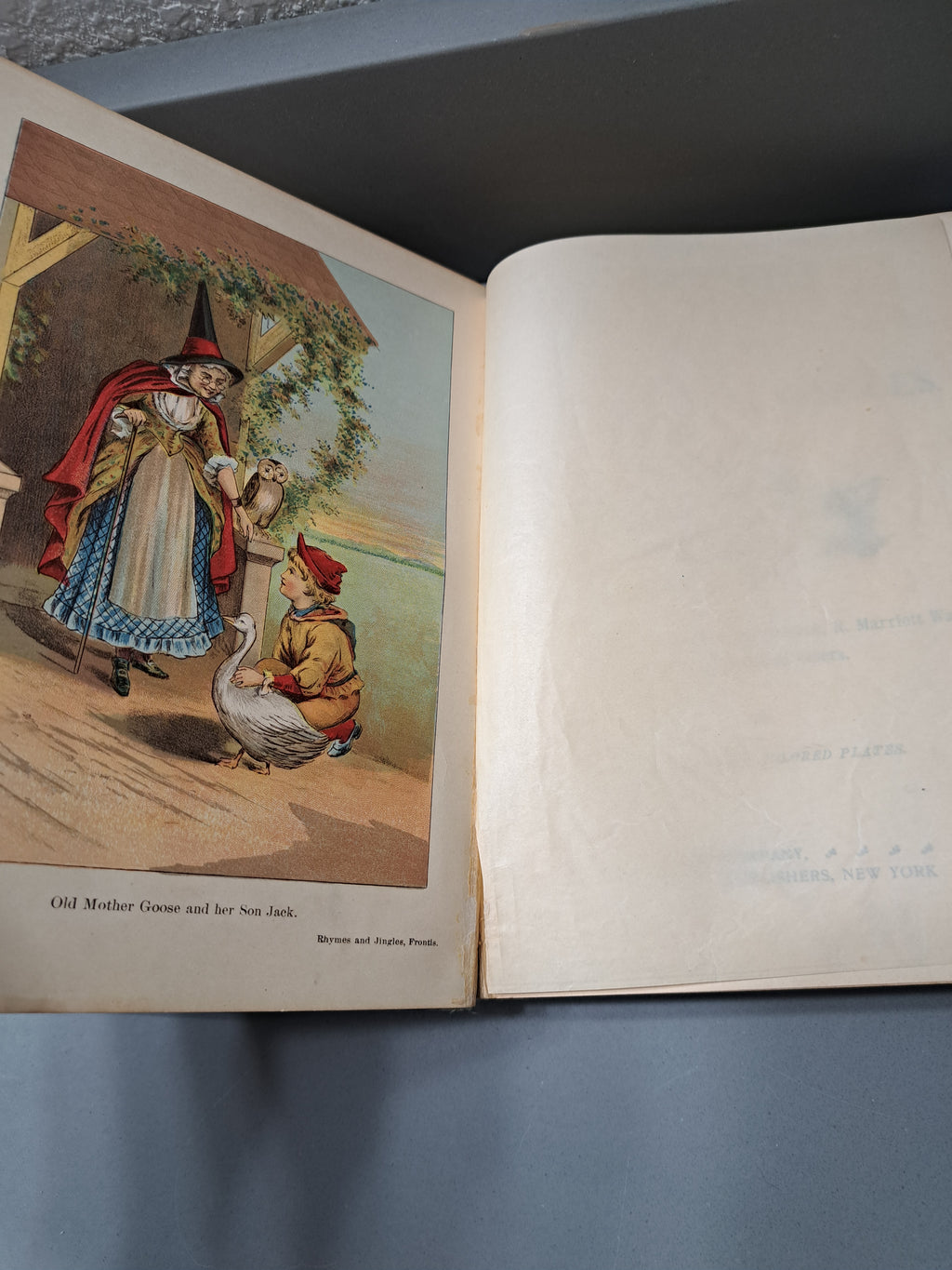 Vintage early 1900s Mother Goose Complete Rhymes and Jingles