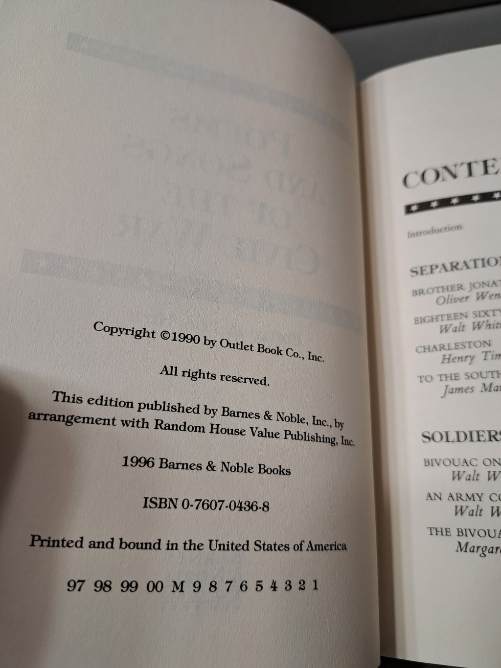 Poems and Songs of the Civil War edited by Lois Hill