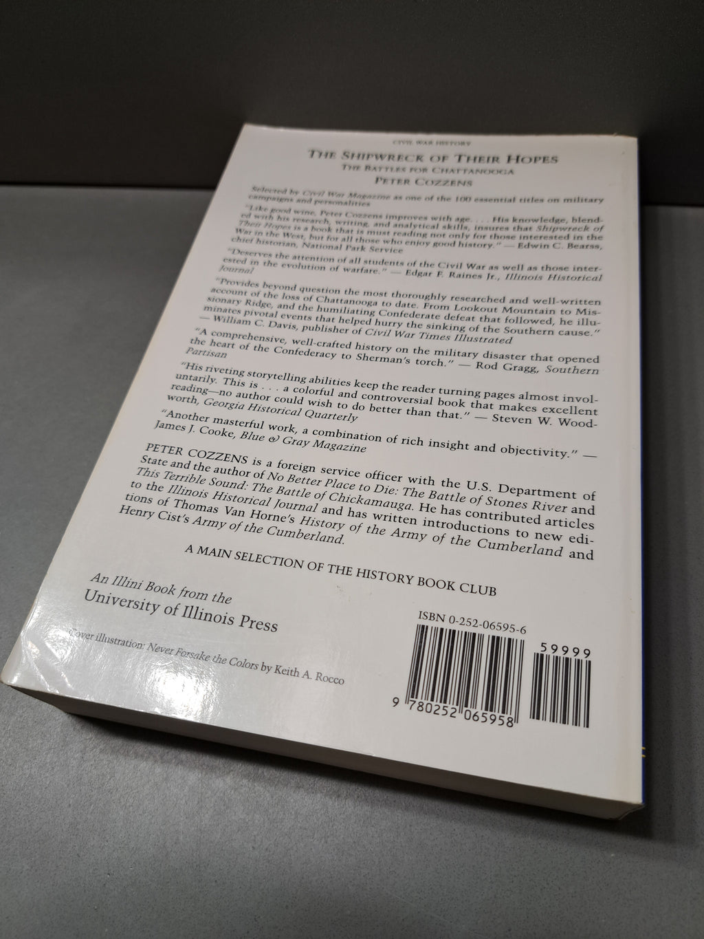 1996 edition of The Battles of Chattanooga: The Shipwreck of Their Hopes by Peter Cozzens