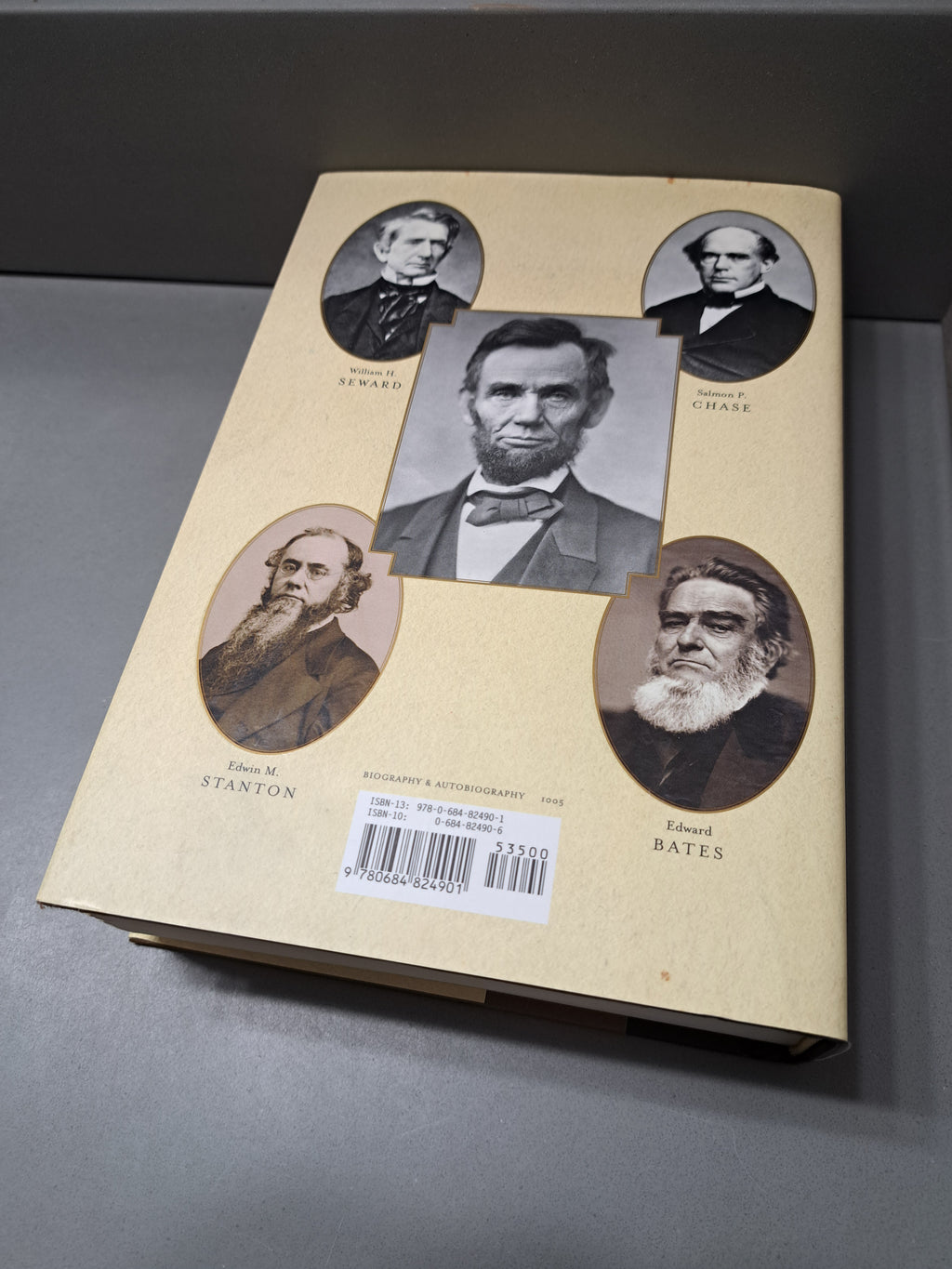 2005 first edition of Team of Rivals: The Political Genius of Abraham Lincoln by Doris Kearns Goodwin