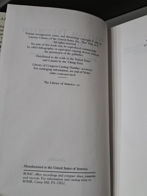 1990 first edition of Sherman: Memoirs of General W.T. Sherman