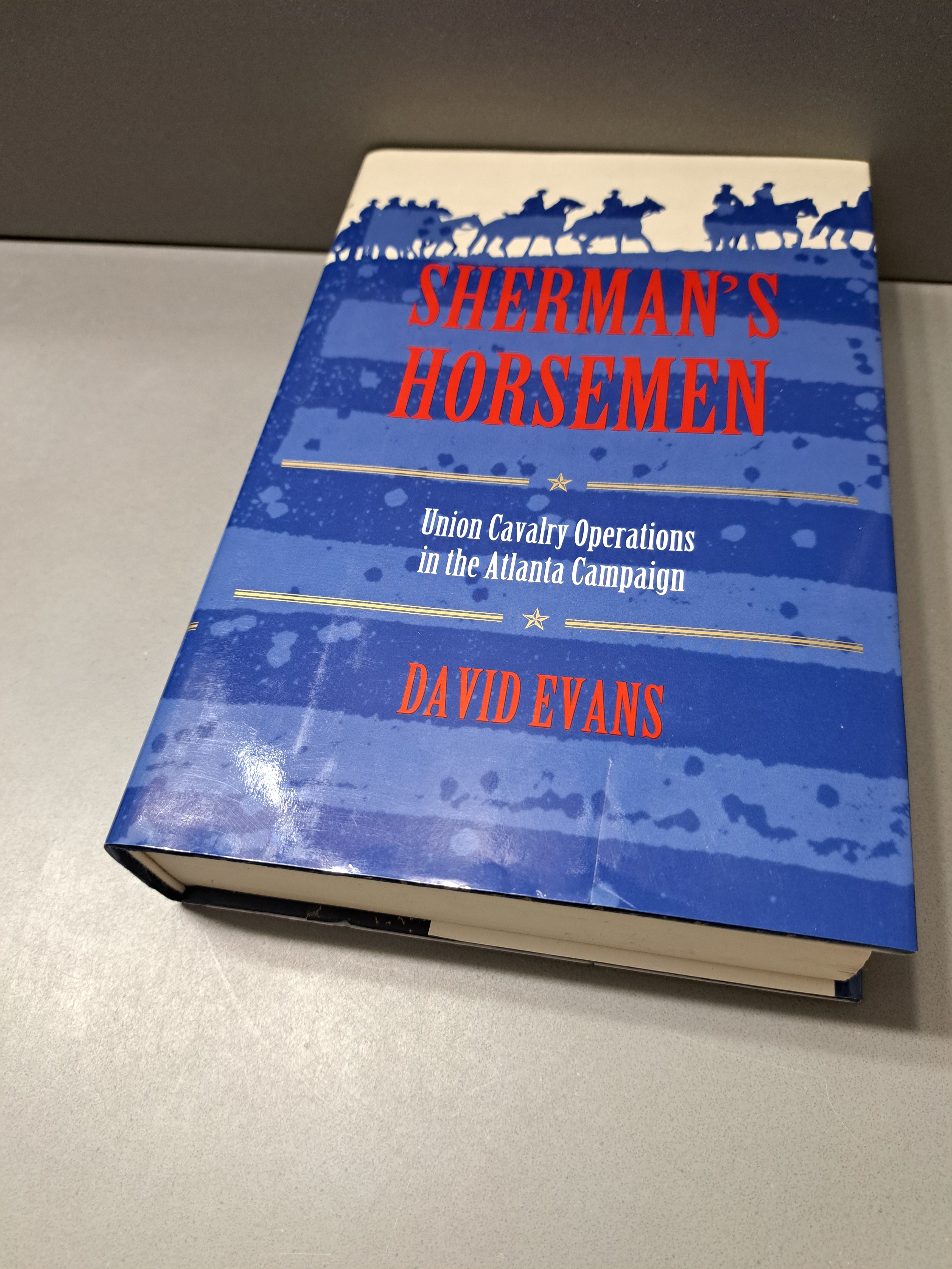 1996 first edition of Sherman's Horsemen by David Evans