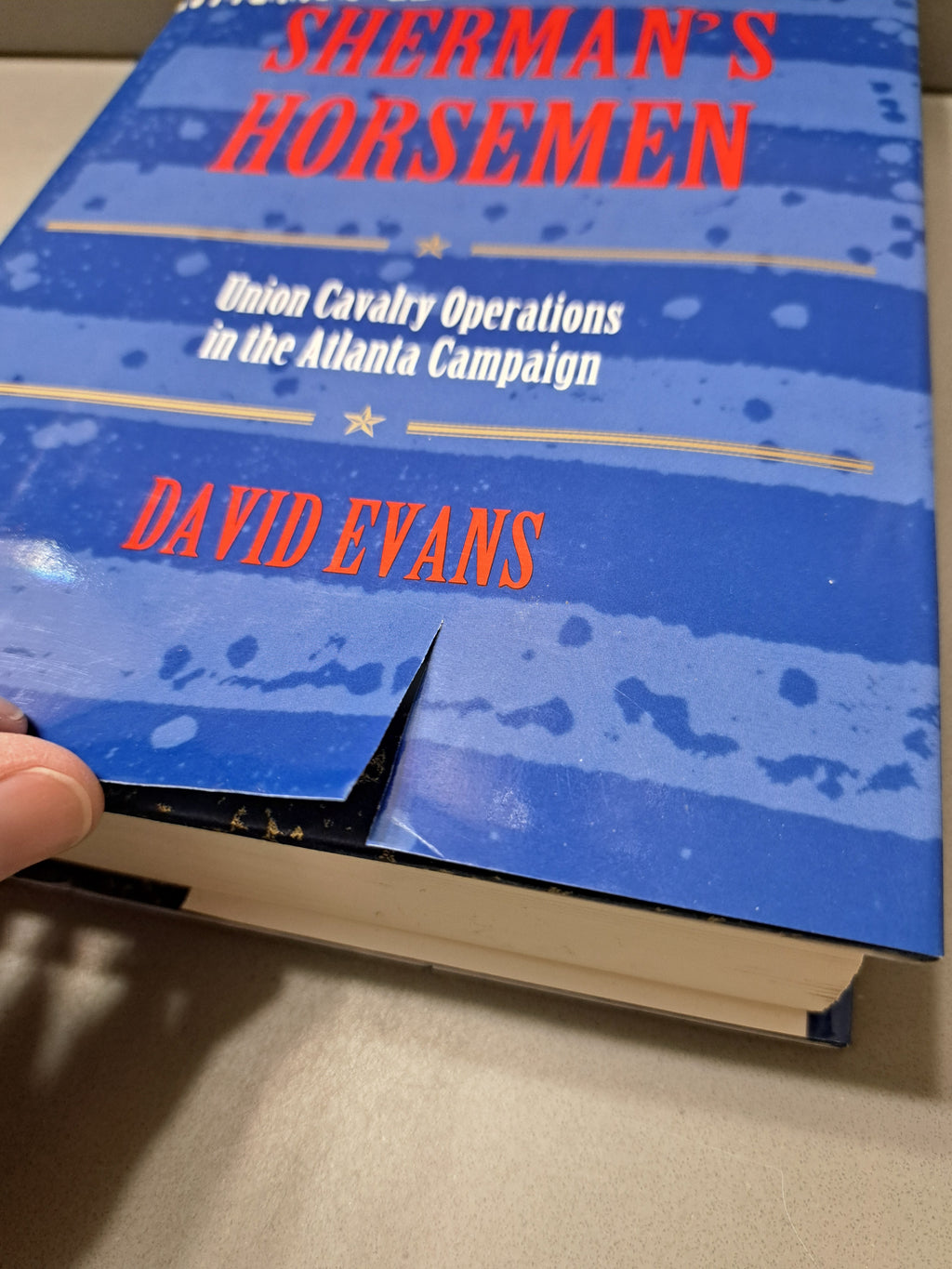 1996 first edition of Sherman's Horsemen by David Evans