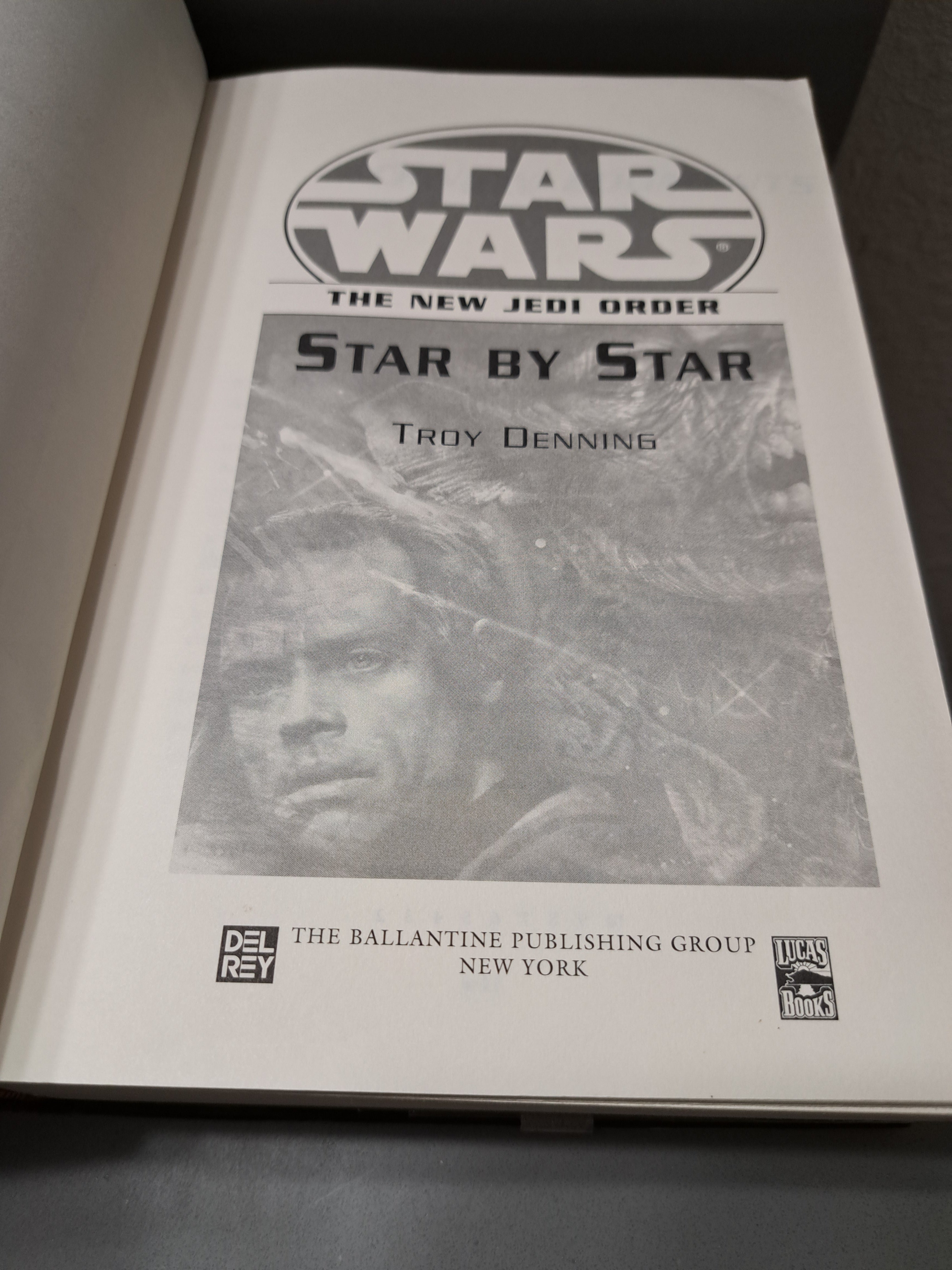 First edition of Star Wars: The New Jedi Order, Star by Star by Troy Denning