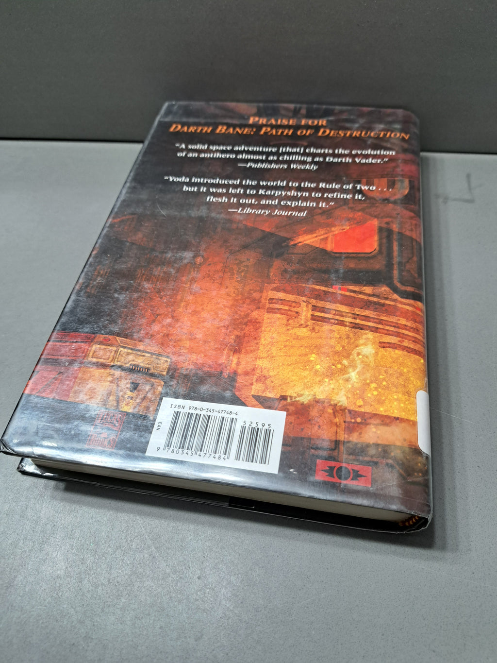 First edition of Star Wars: Darth Bane Rule of Two by Drew Karpyshyn