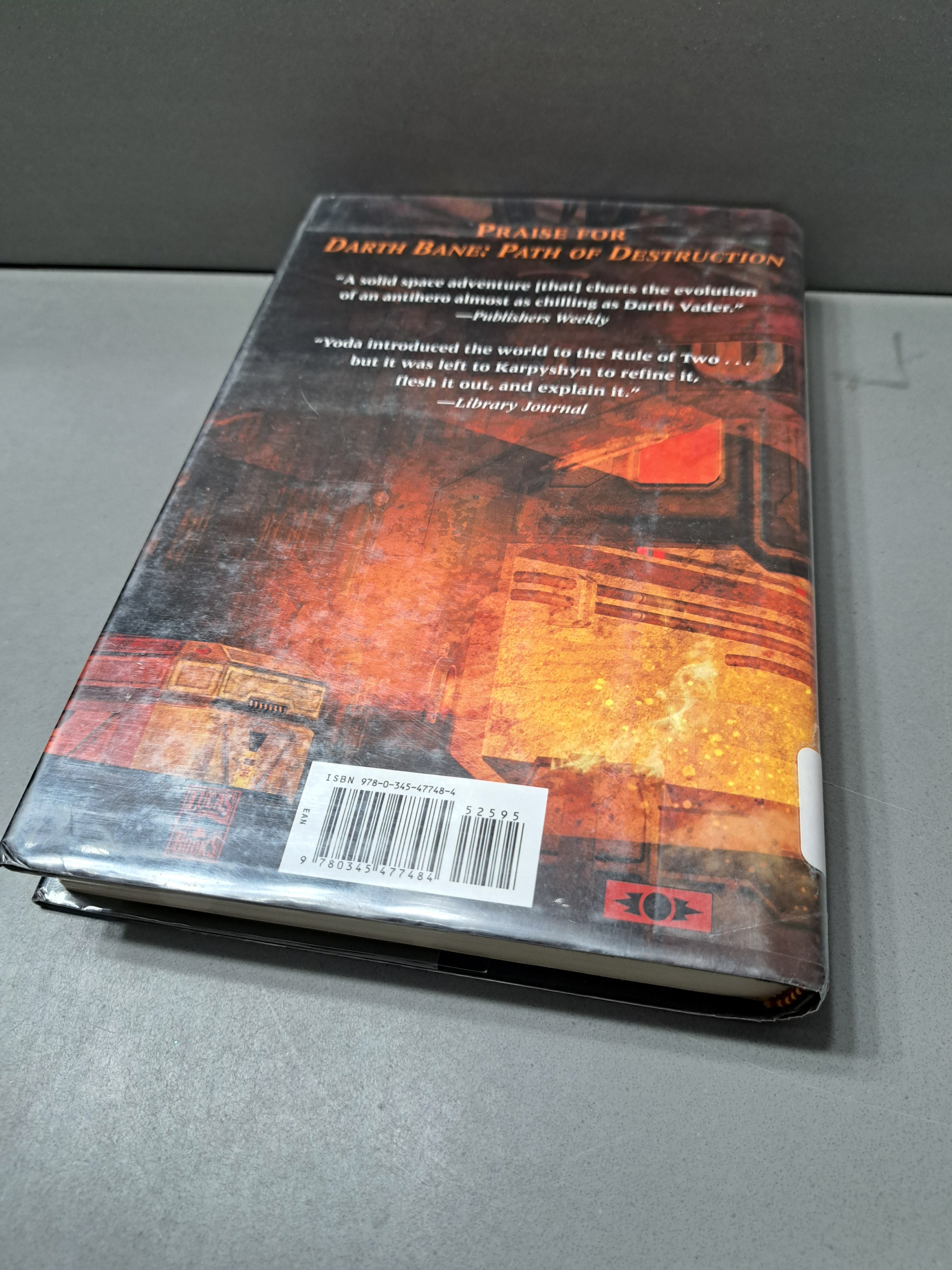 First edition of Star Wars: Darth Bane Rule of Two by Drew Karpyshyn