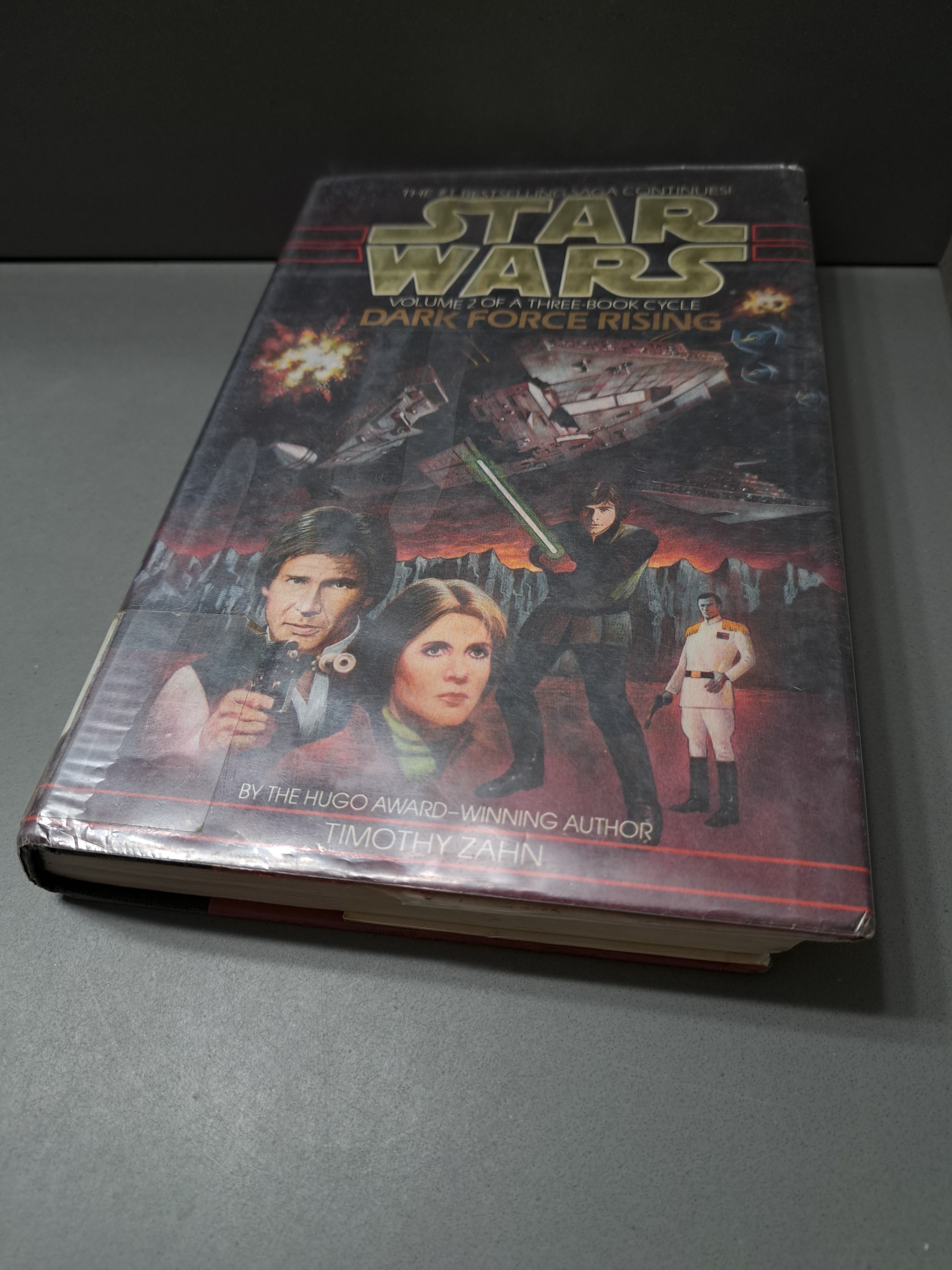 Vintage 1992 first edition of Star Wars: Dark Force Rising Vol 2 by Timothy Zahn