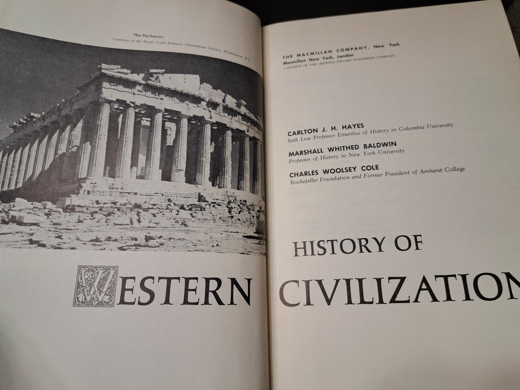 Vintage 1962 History of Western Civilization