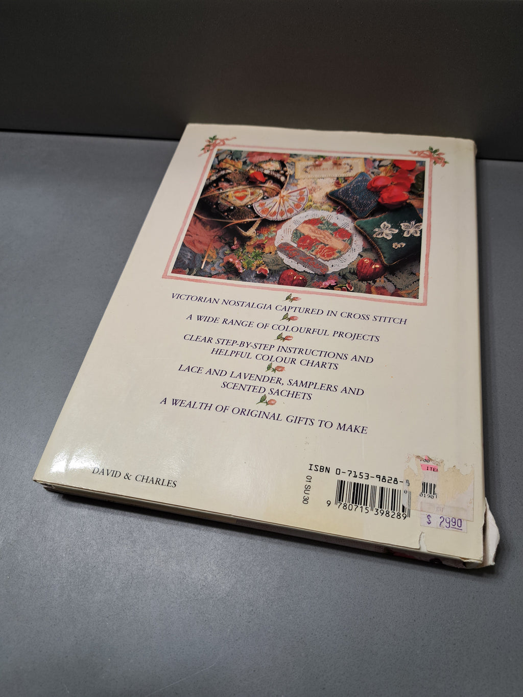1992 edition of Victorian Cross Stitch by Jane Greenoff