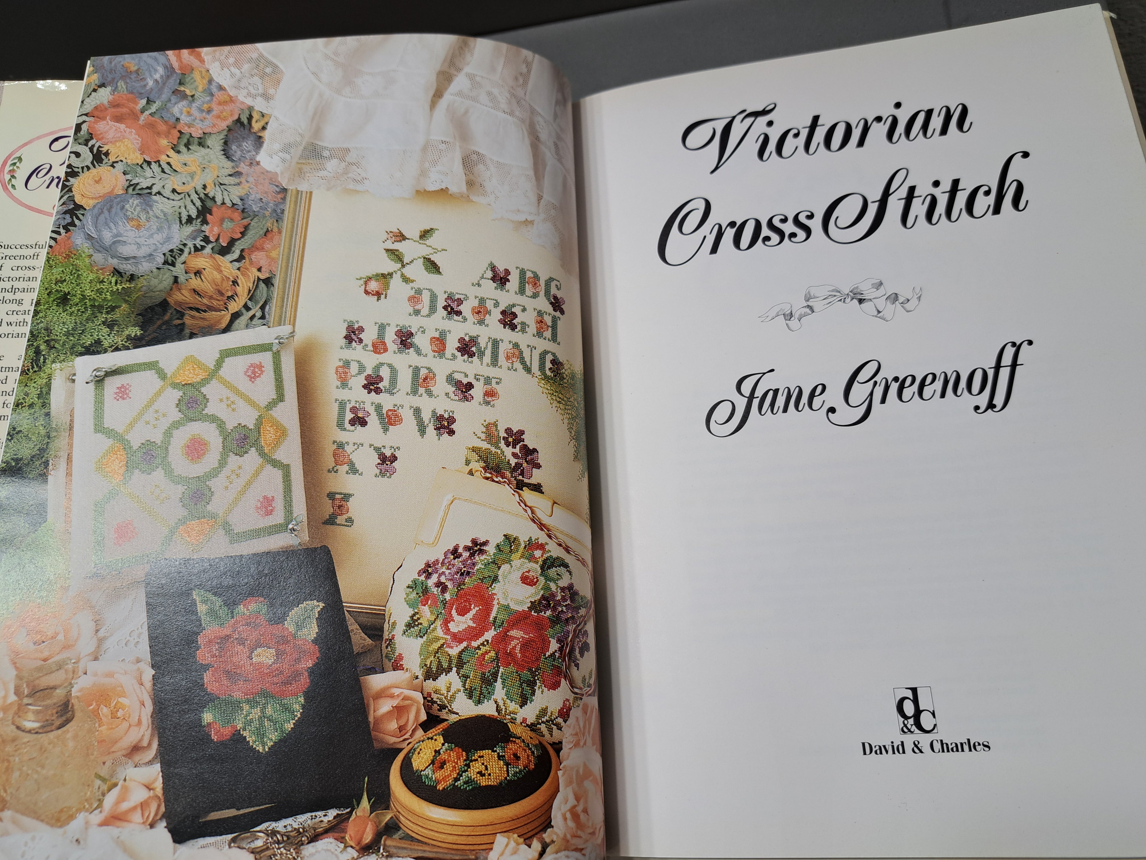 1992 edition of Victorian Cross Stitch by Jane Greenoff