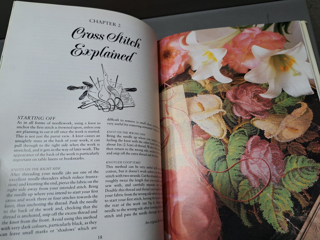1992 edition of Victorian Cross Stitch by Jane Greenoff