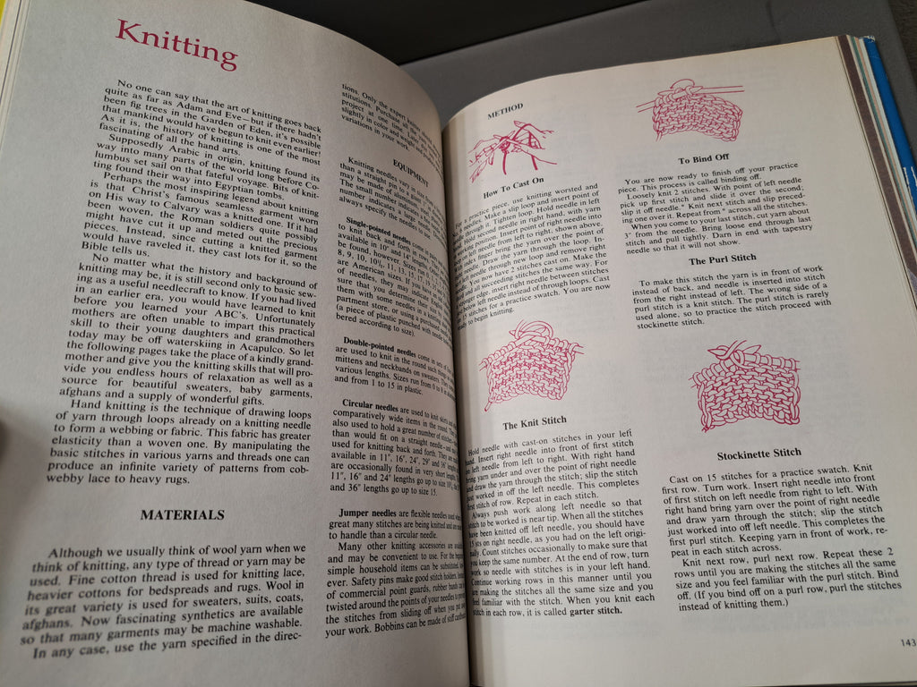 Vintage 1974 expanded edition of Creative Needlework