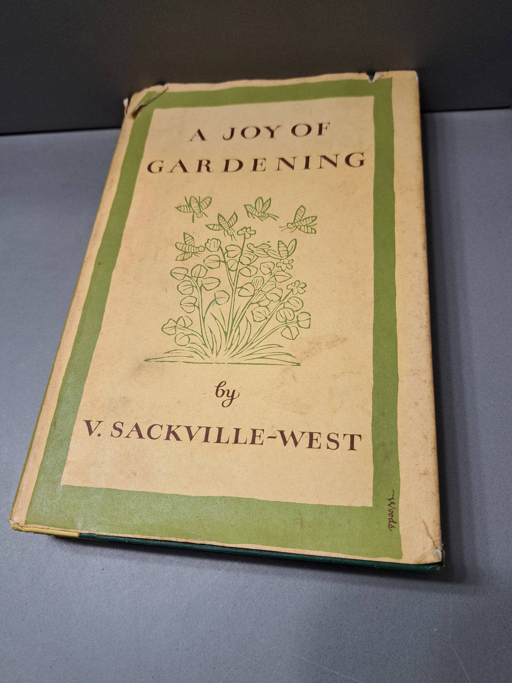 Vintage 1958 first edition of A Joy of Gardening by V Sackville-West
