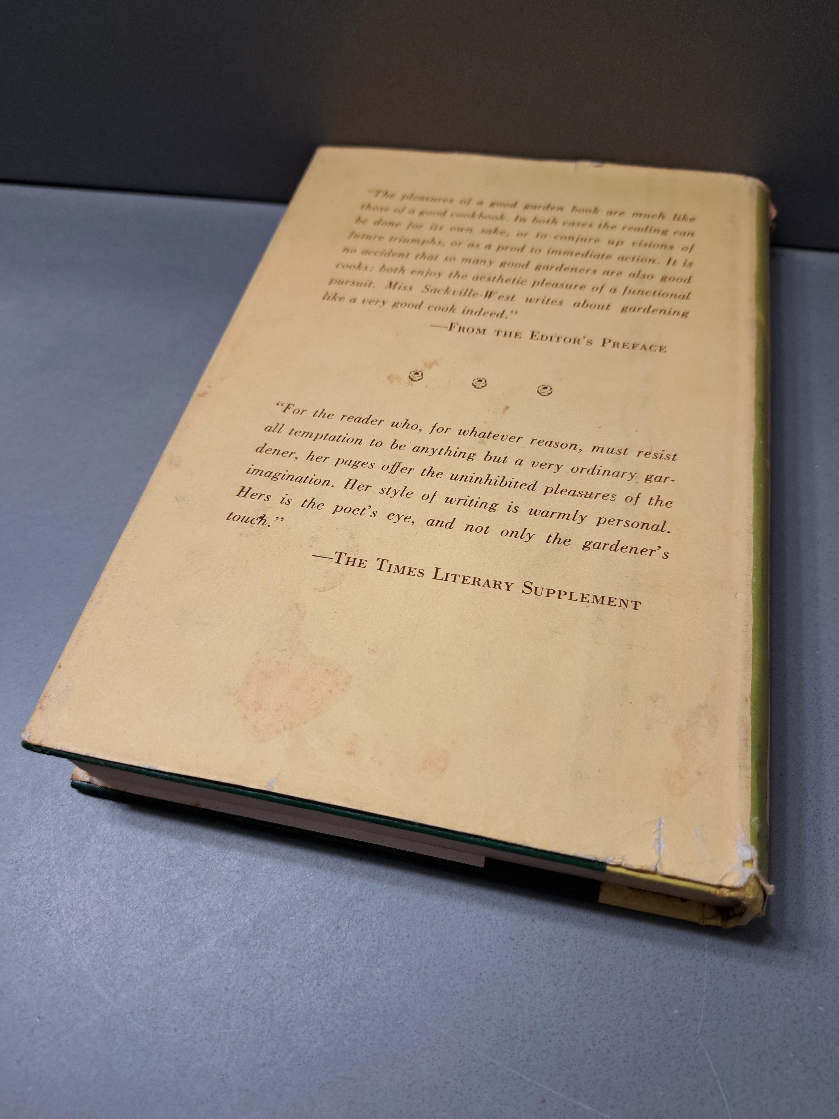 Vintage 1958 first edition of A Joy of Gardening by V Sackville-West