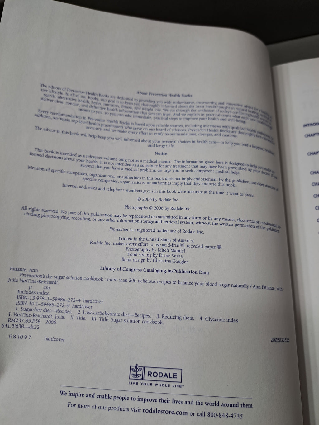 Prevention's The Sugar Solution Cookbook