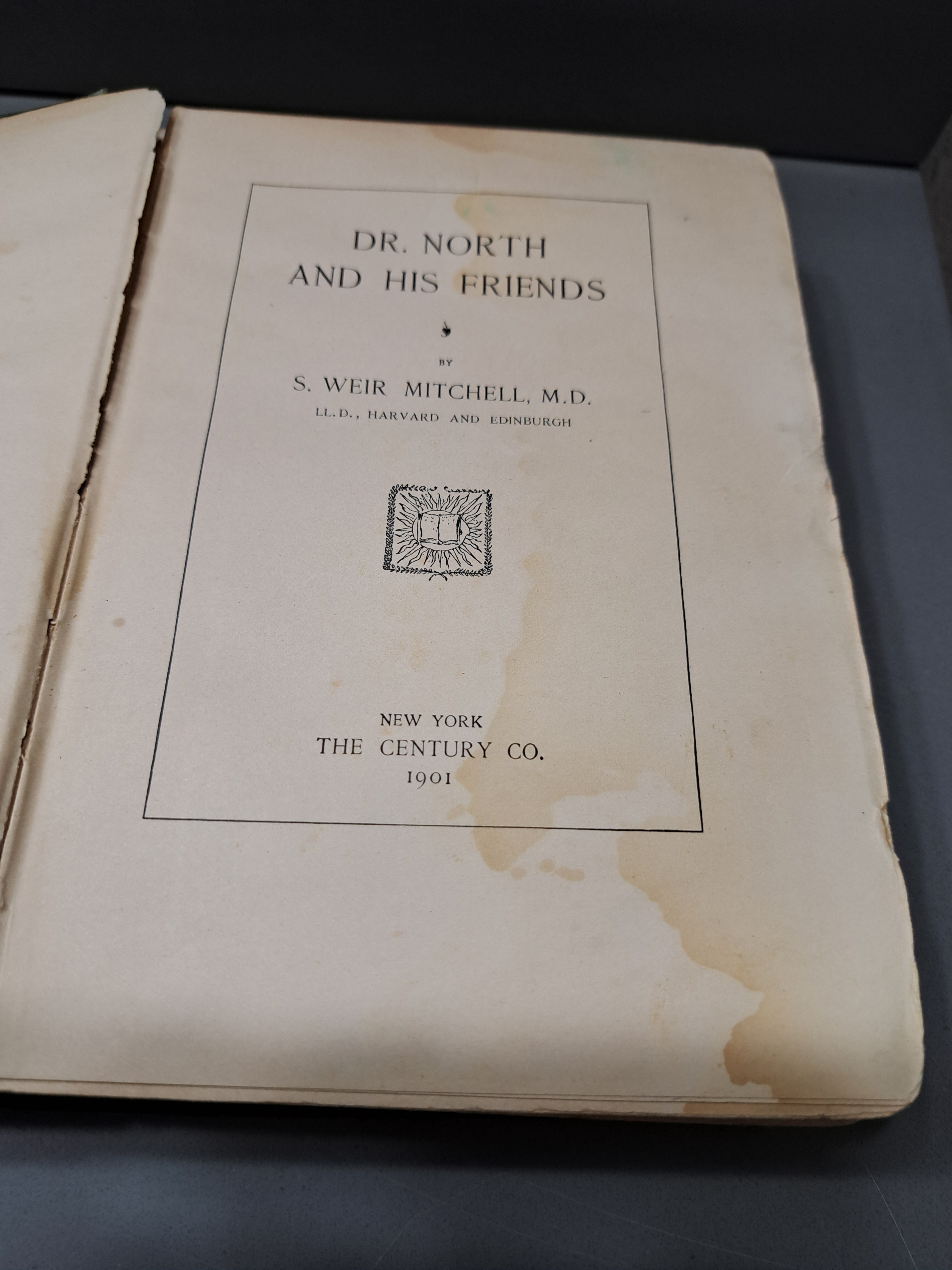 Vintage 1900 Dr North and His Friends by S Weir Mitchell MD