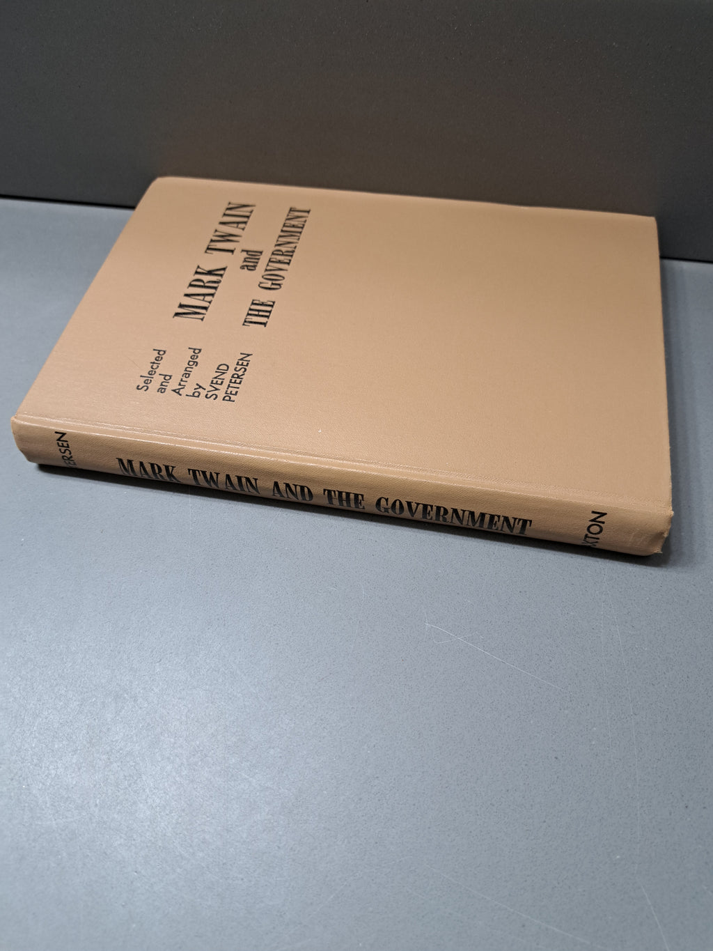 Vintage 1960 Mark Twain and The Government by Svend Petersen