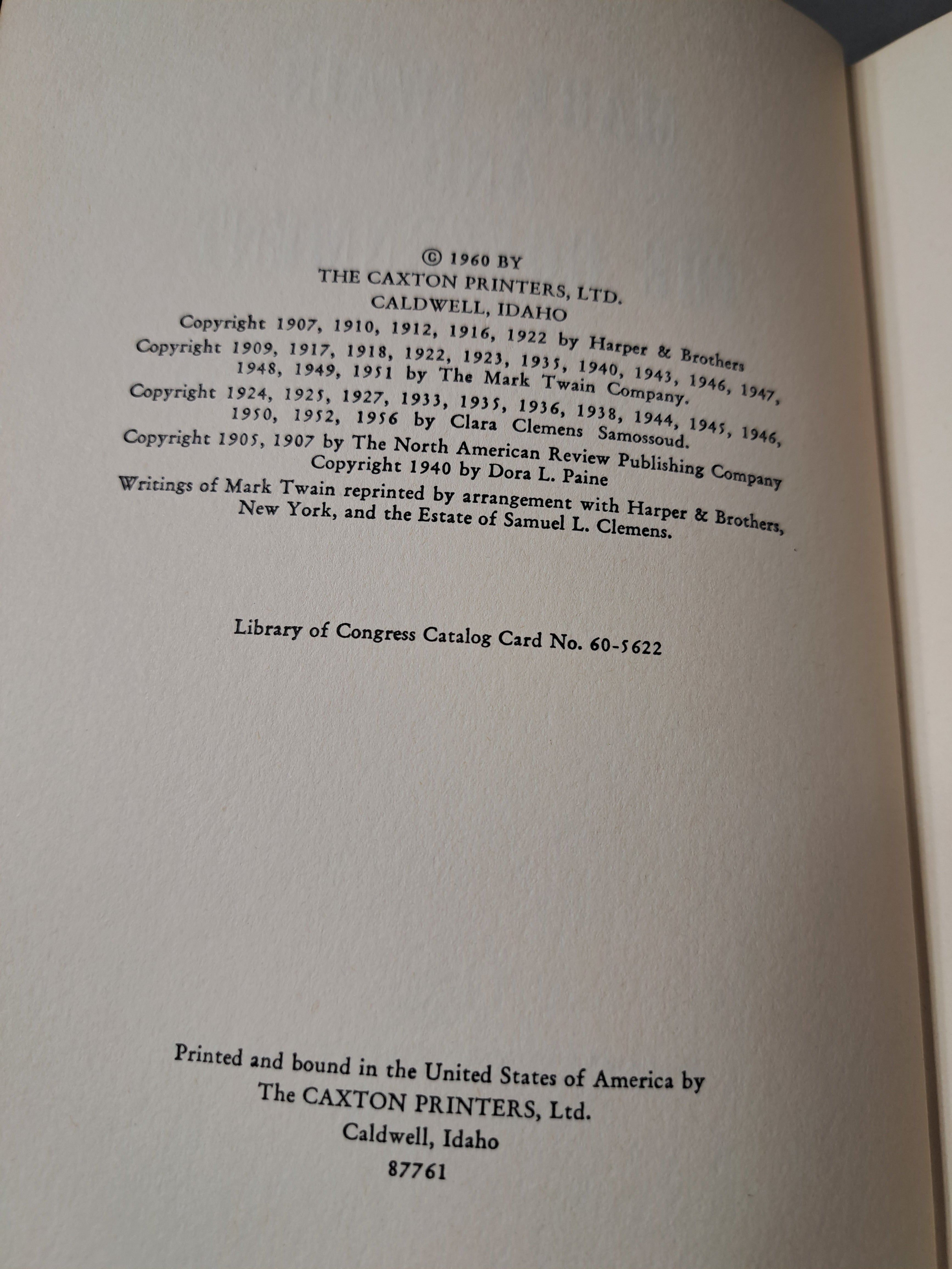 Vintage 1960 Mark Twain and The Government by Svend Petersen