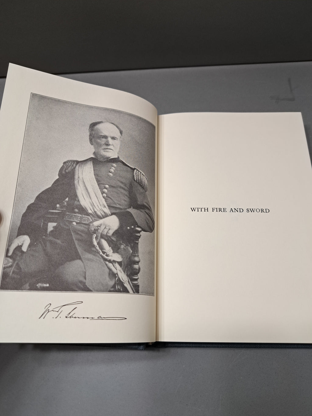 Vintage 1992 reprint of With Fire and Sword by Major S H M Byers of General Sherman's Staff