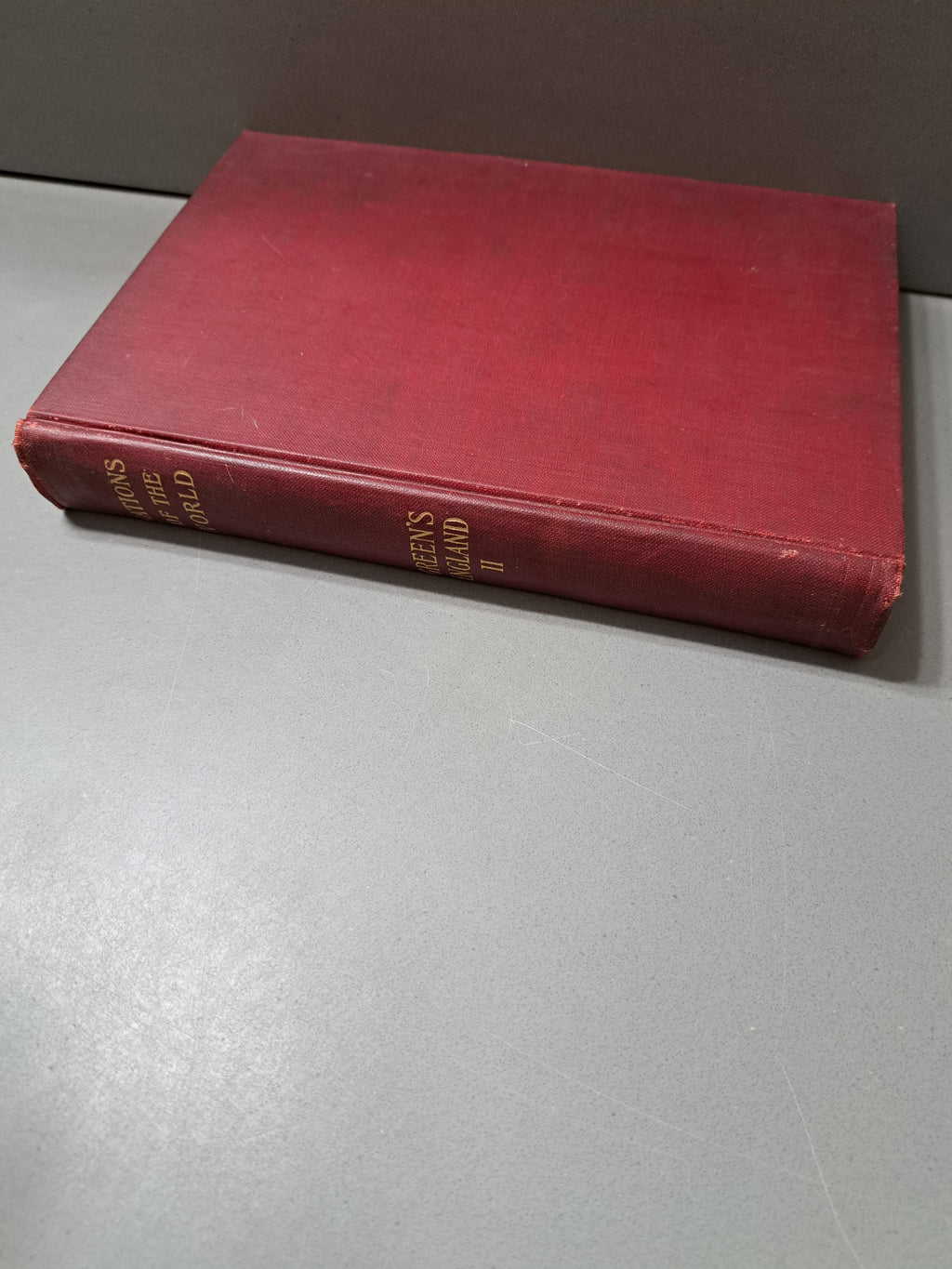 Vintage 1900 Illustrated 'England' Vol II by John Richard Green LLD