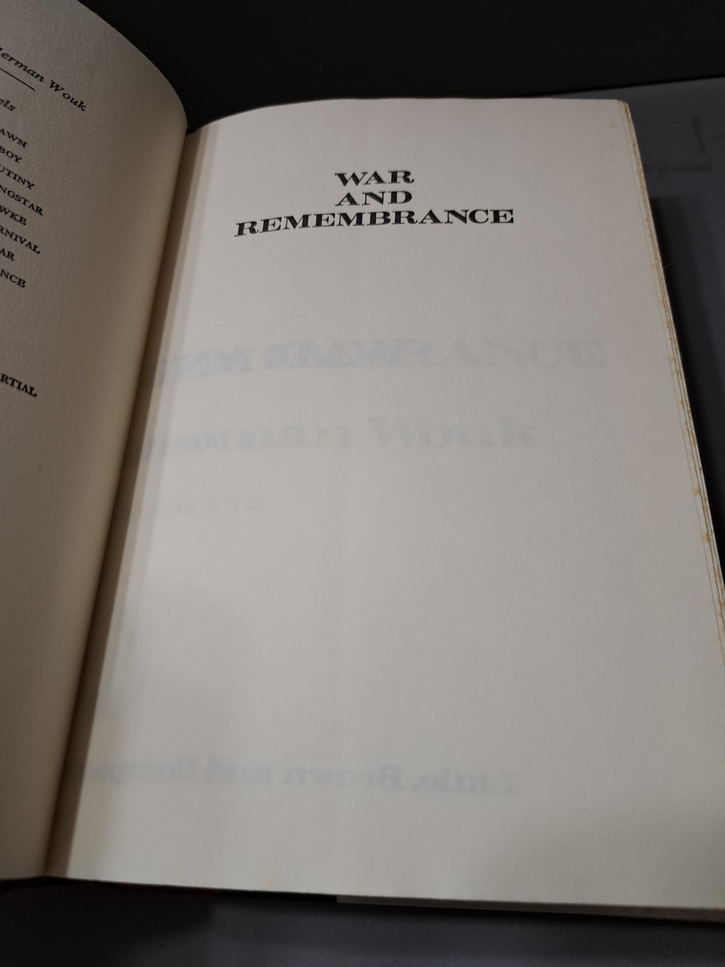 Vintage 1978 War and Remembrance by Herman Wouk