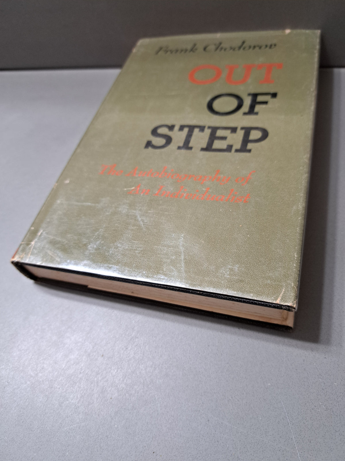 Vintage 1962 Out of Step: The Autobiography of an Individualist by Frank Chodorov