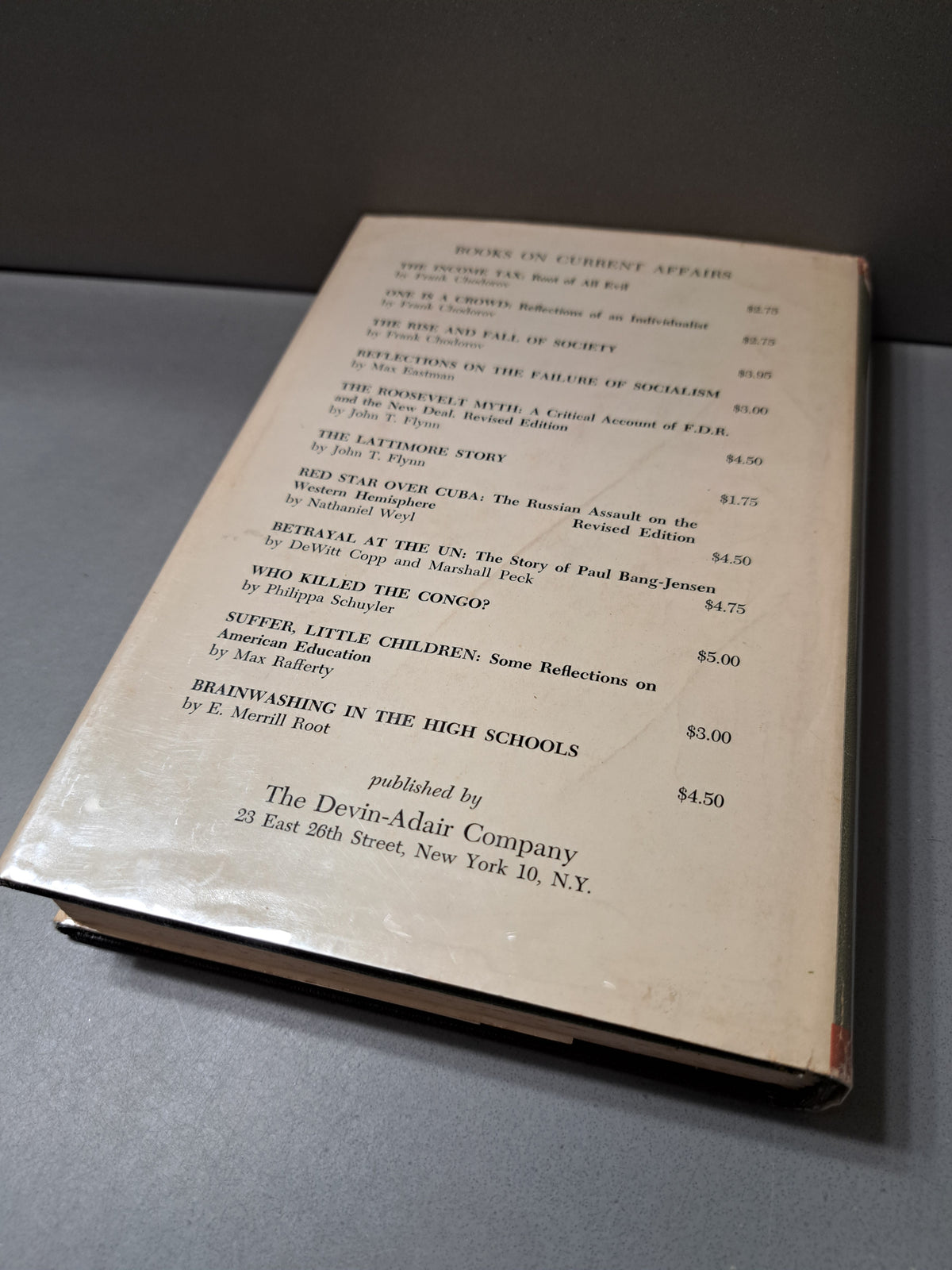 Vintage 1962 Out of Step: The Autobiography of an Individualist by Frank Chodorov