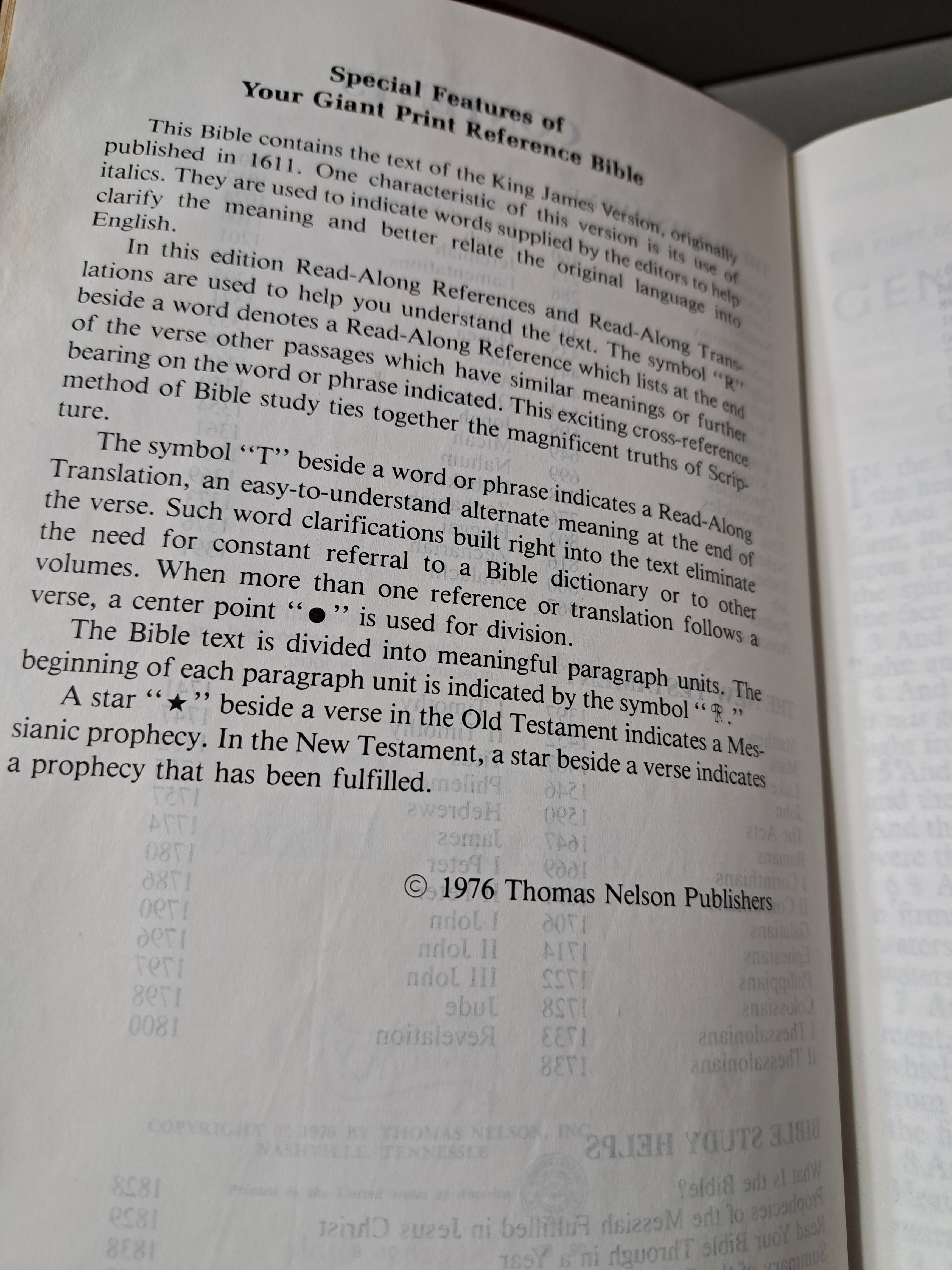 Vintage 1976 The Holy Bible: Old and New Testament in the King James Version