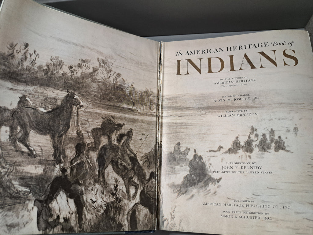 Vintage 1961 The American Heritage Book of Indians