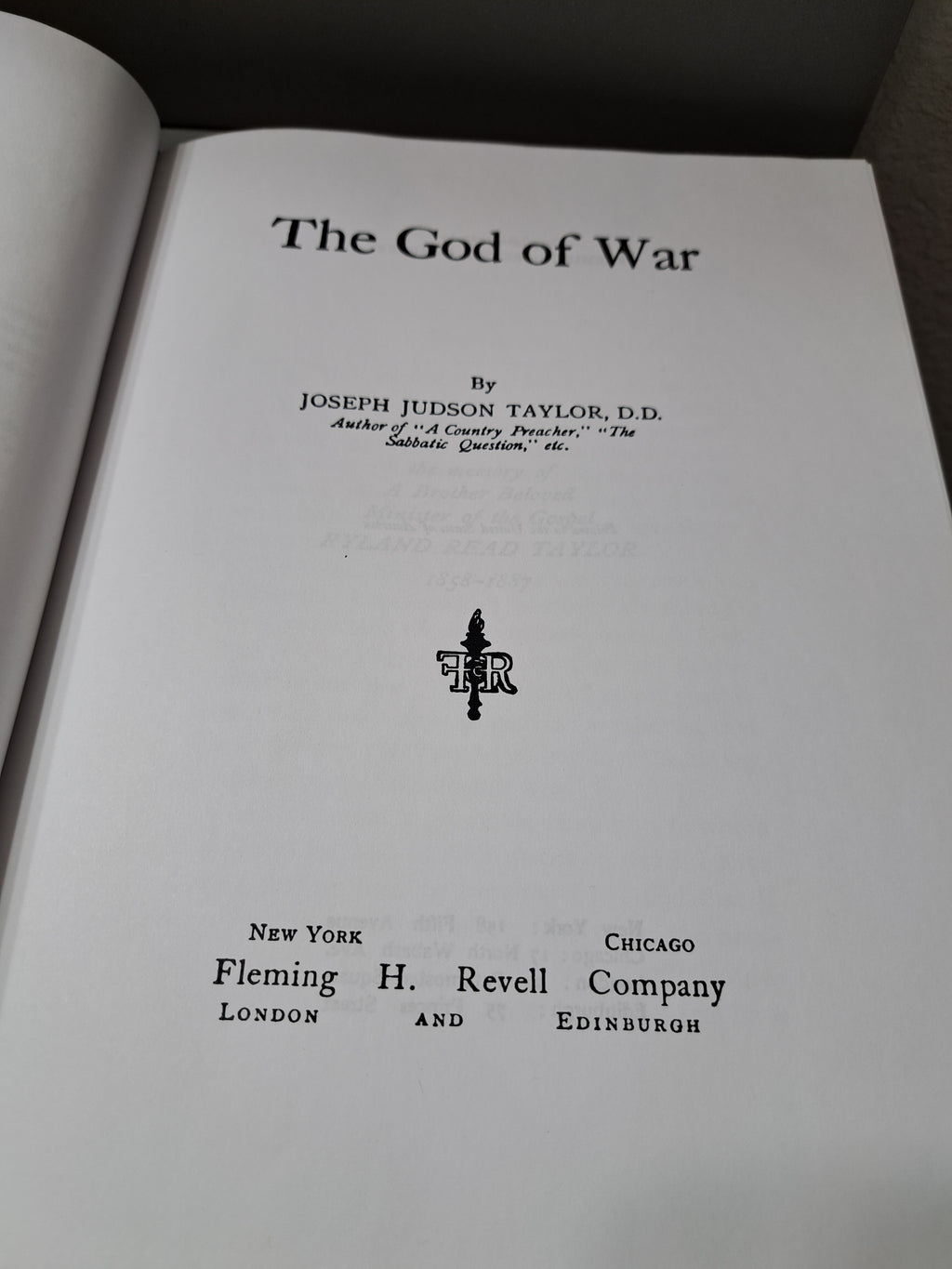 The God of War by Joseph Judson Taylor
