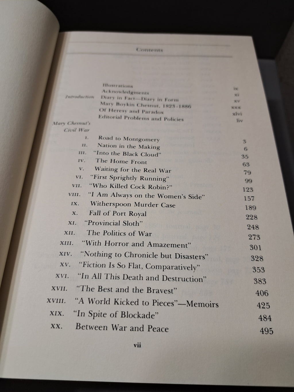 Vintage Mary Chesnut's Civil War edited by C Vann Woodward
