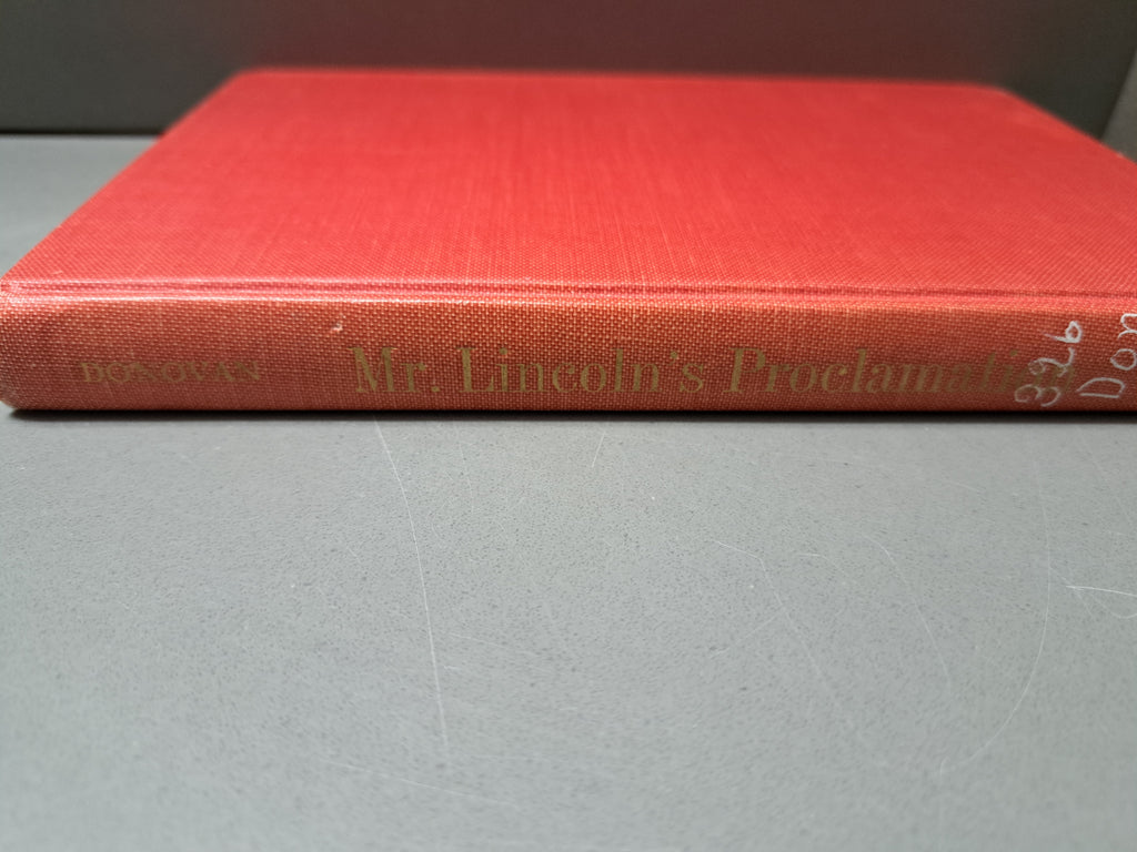 Vintage 1964 Mr Lincoln's Proclamation: The Story of the Emancipation Proclamation