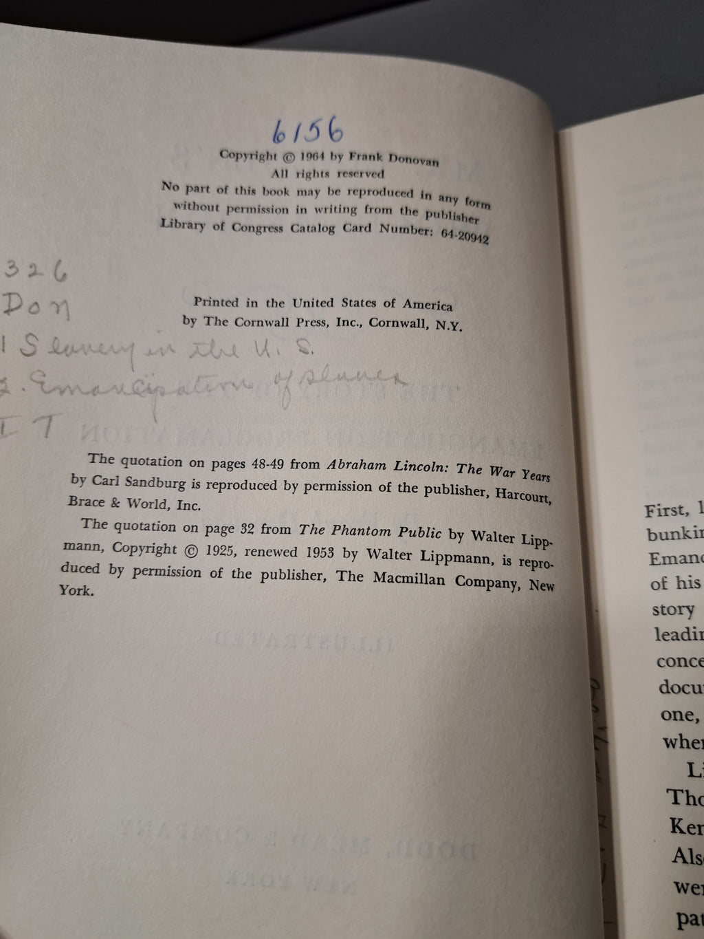 Vintage 1964 Mr Lincoln's Proclamation: The Story of the Emancipation Proclamation