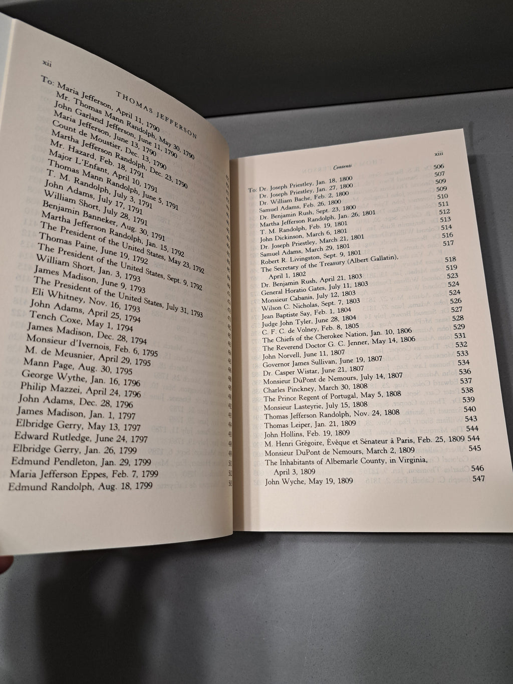 1993 edition of The Life and Selected Writings of Thomas Jefferson